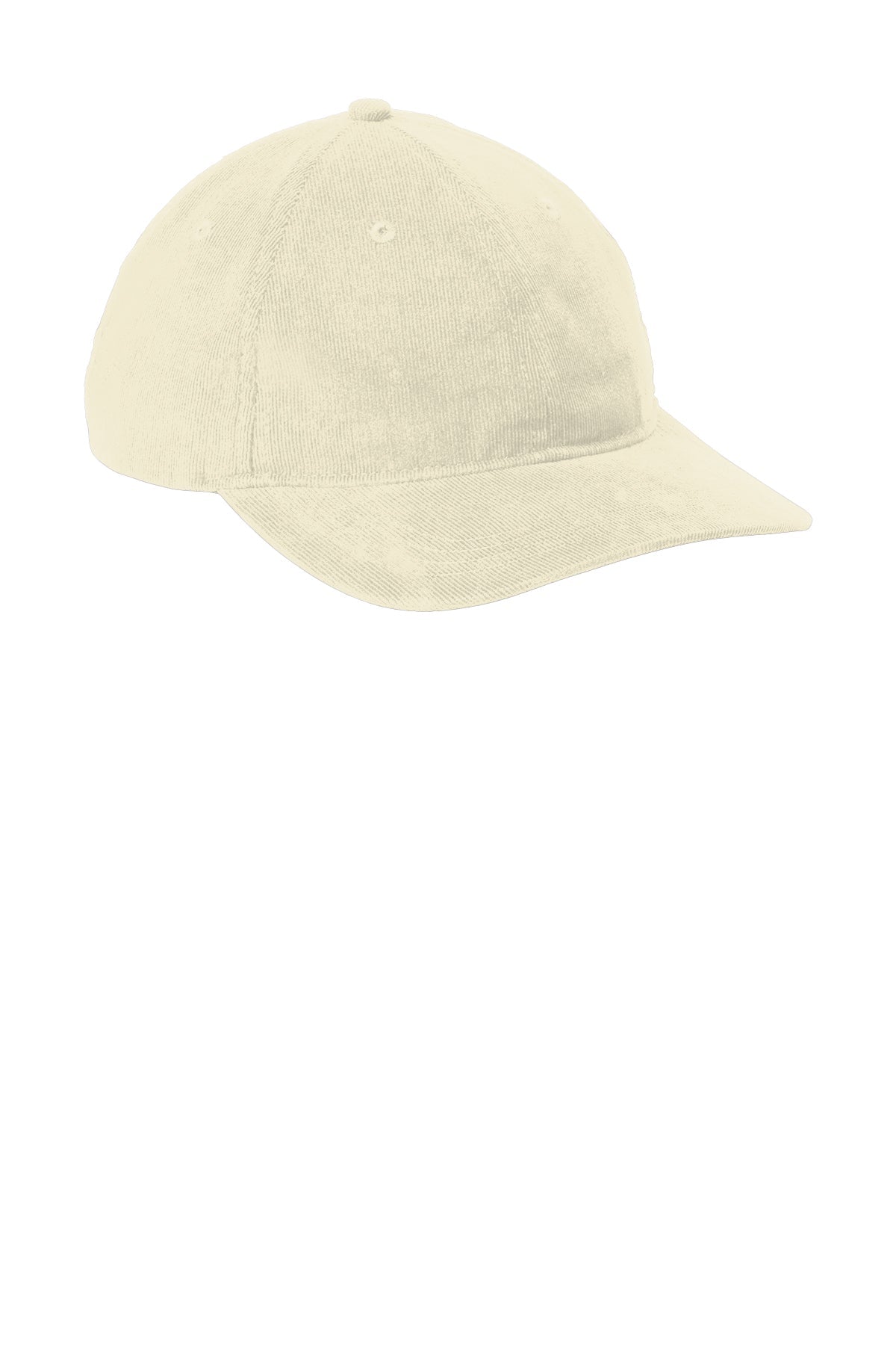 Port Authority Light Corduroy Customized Dad Caps, Stone