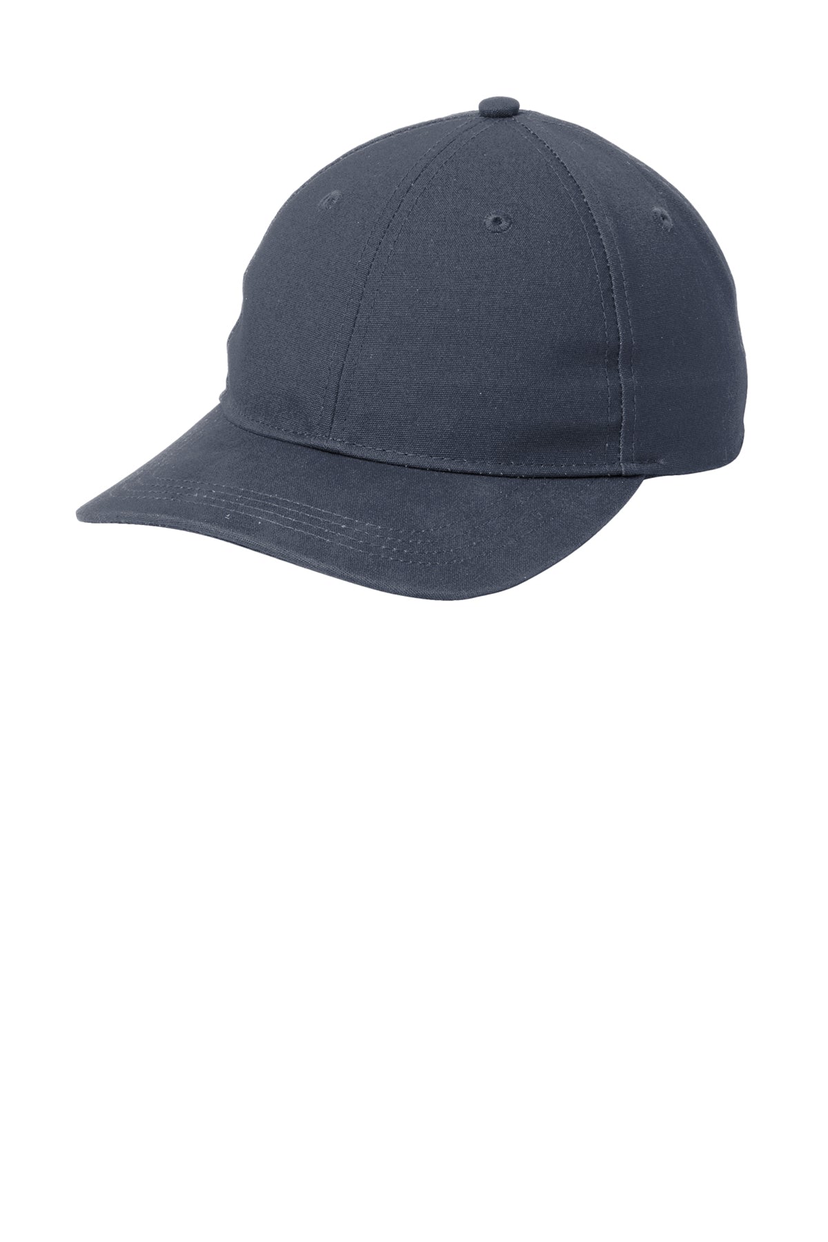 Port Authority Leather Strap Custom Caps, Navy [Fooda]