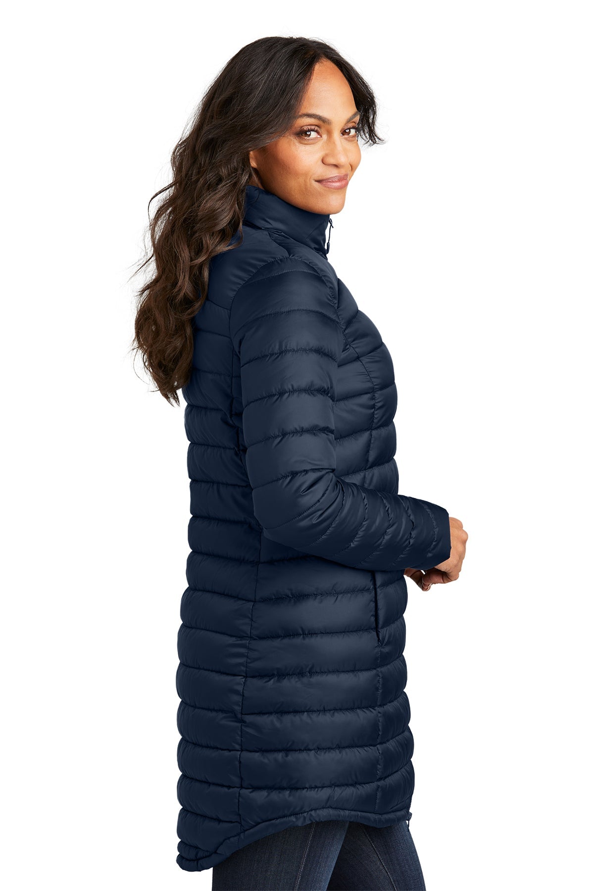 Port Authority Arc Sweater Fleece Custom Jackets, Dress Blue Navy [Perma-Seal]