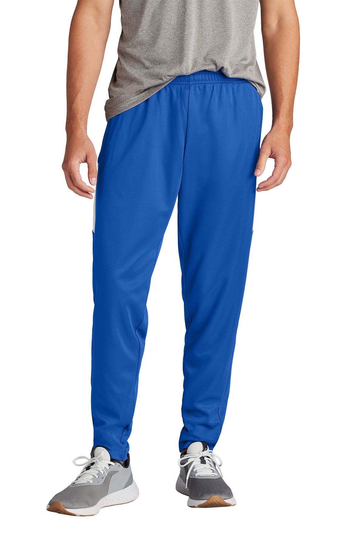 Sport-Tek Custom Travel Pant, True Royal/ White