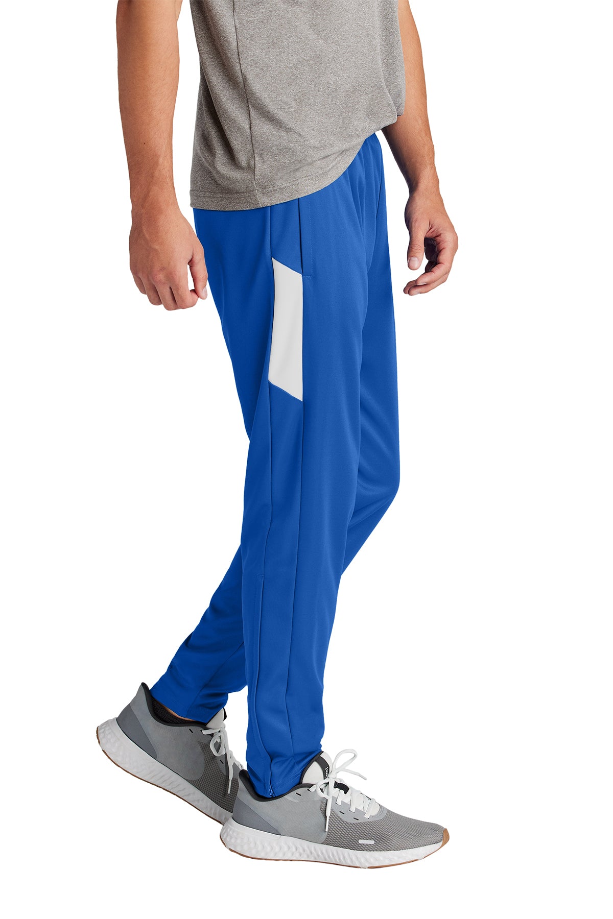 Sport-Tek Custom Travel Pant, True Royal/ White