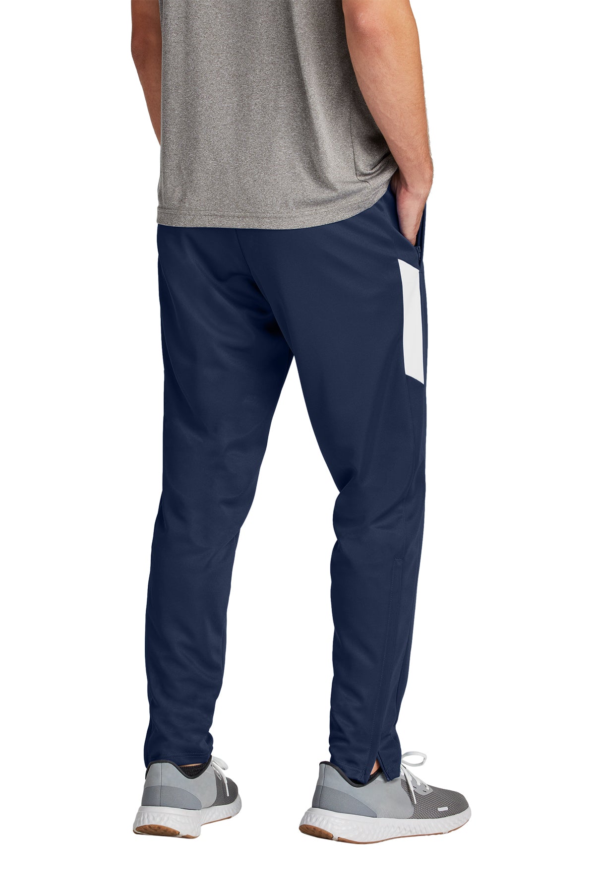 Sport-Tek Custom Travel Pant, True Navy/ White