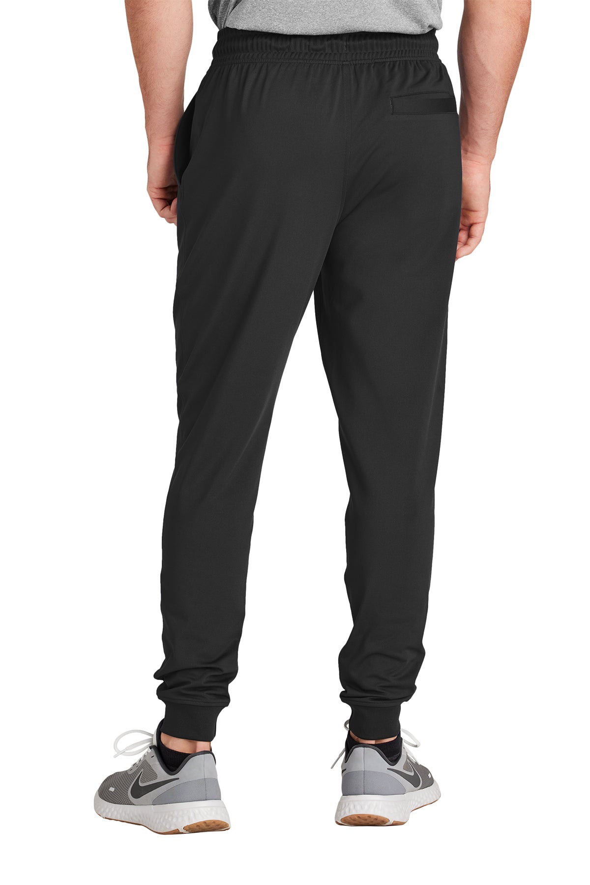 Sport-Tek Sport-Wick Custom Stretch Jogger, Black