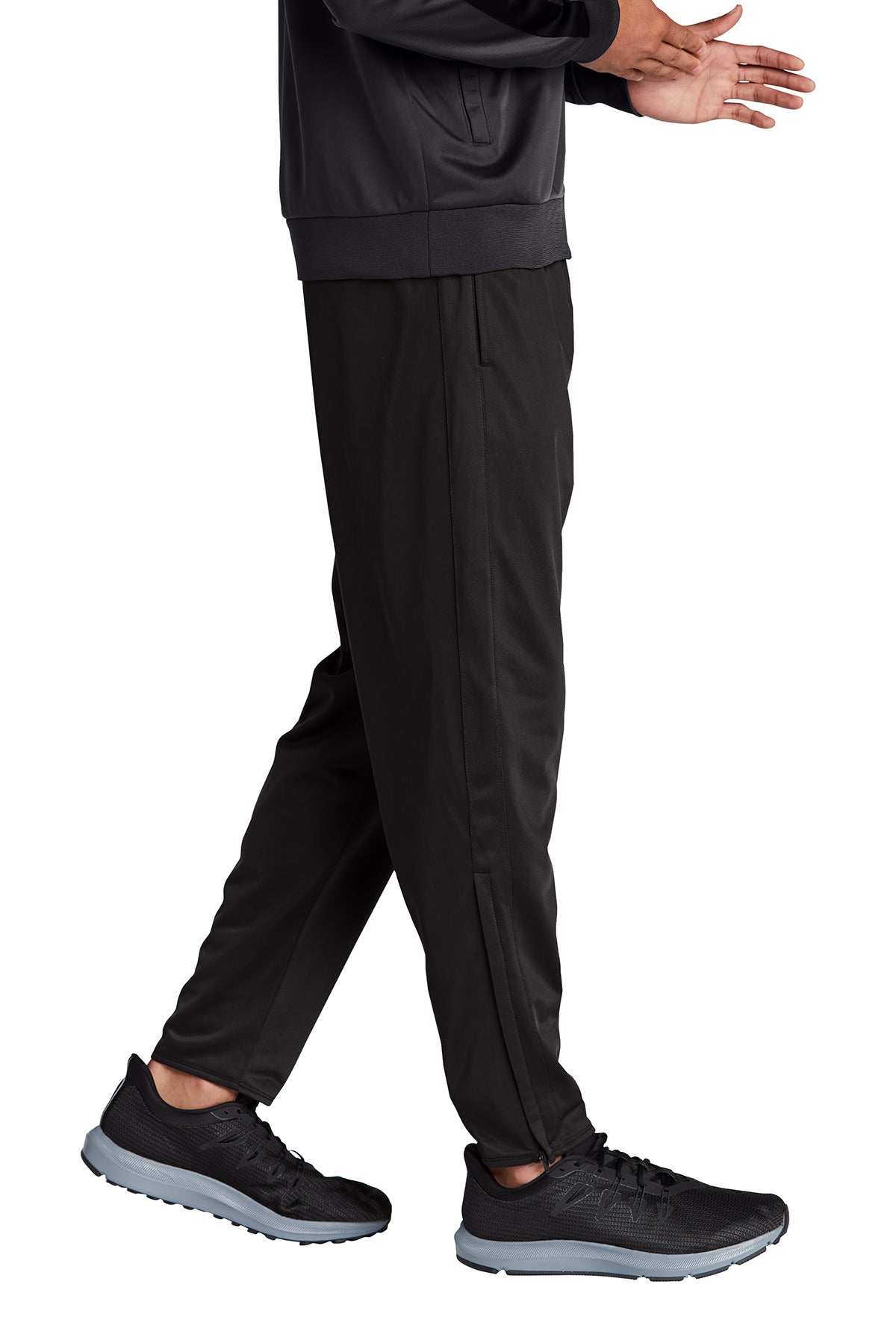 Sport-Tek Custom Tricot Track Joggers, Black