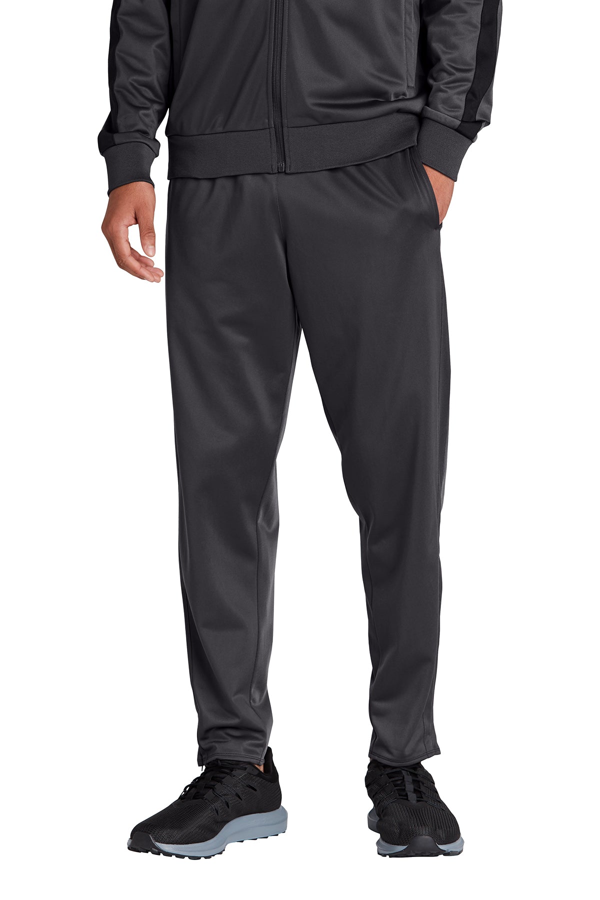 Sport-Tek Custom Tricot Track Joggers, Graphite