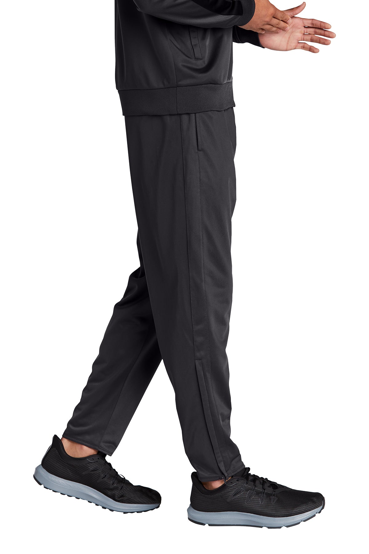 Sport-Tek Custom Tricot Track Joggers, Graphite