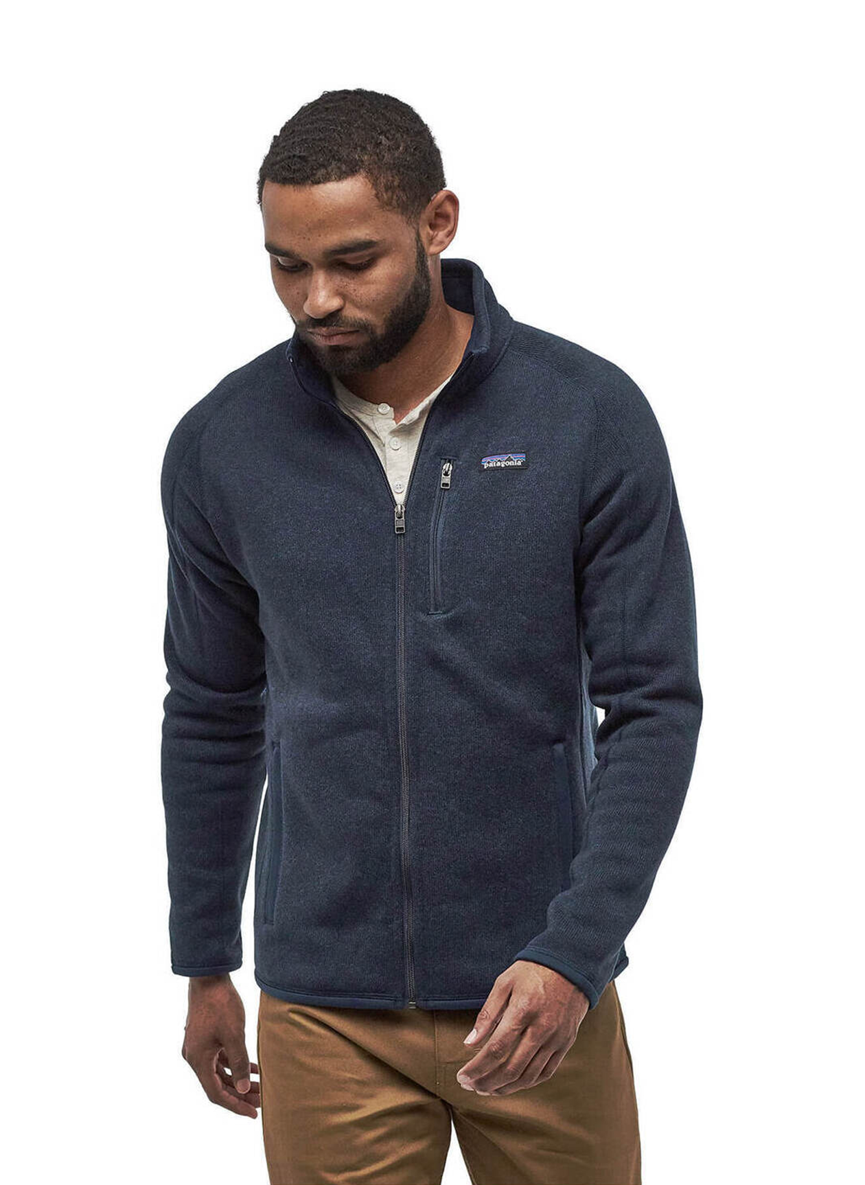 Patagonia Mens Better Sweater Jacket, New Navy [Plus Delta Partners Anniversary Gift Store]