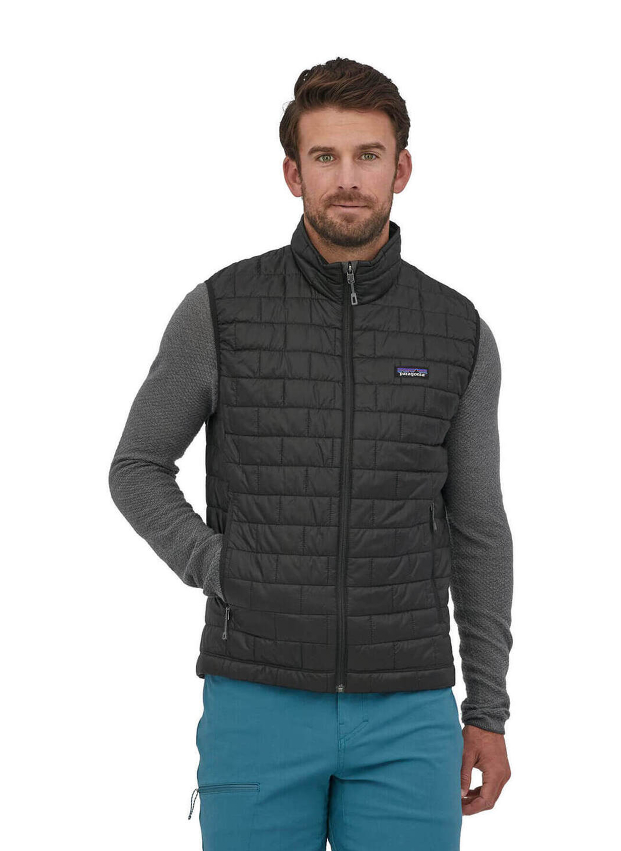 Patagonia Mens Nano Puff Vest, Black [Plus Delta Partners Anniversary Gift Store]