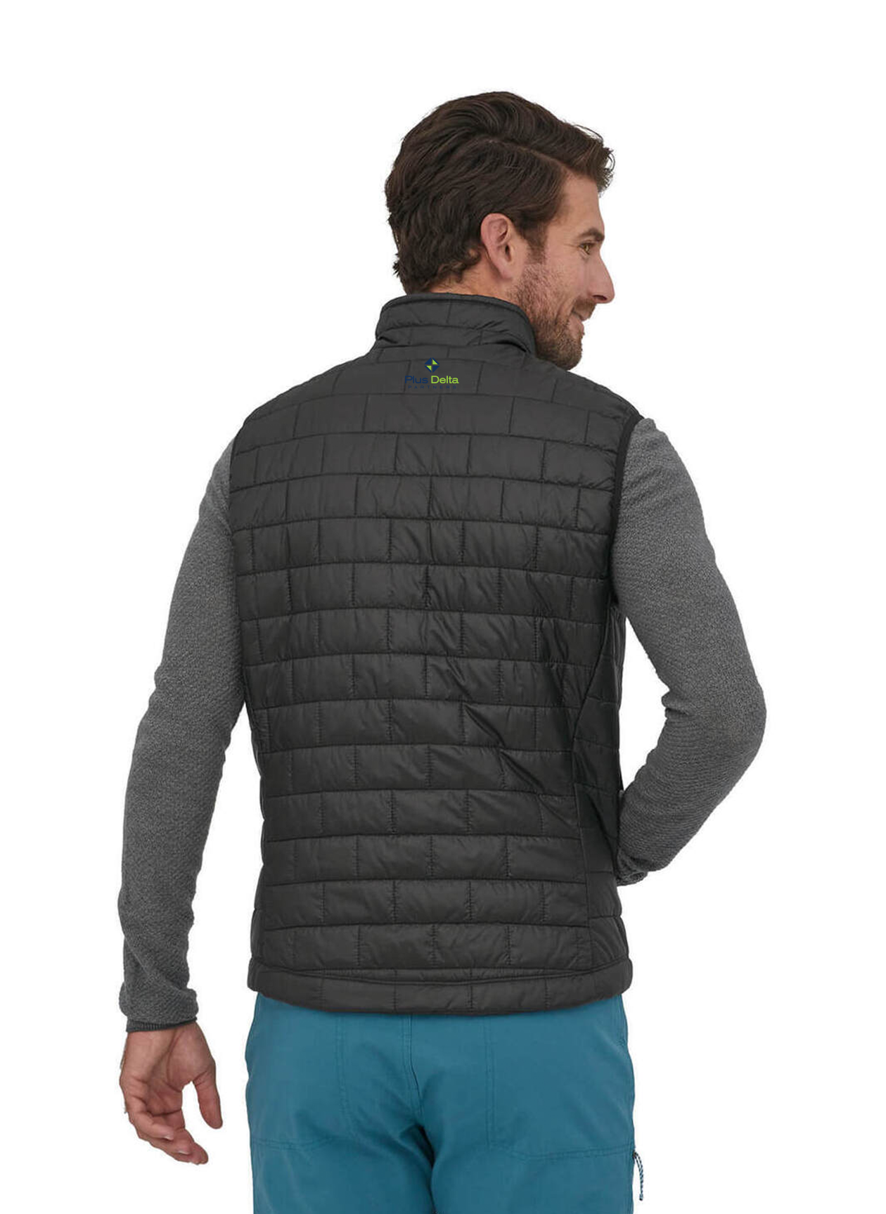 Patagonia Mens Nano Puff Vest, Black [Plus Delta Partners Anniversary Gift Store]