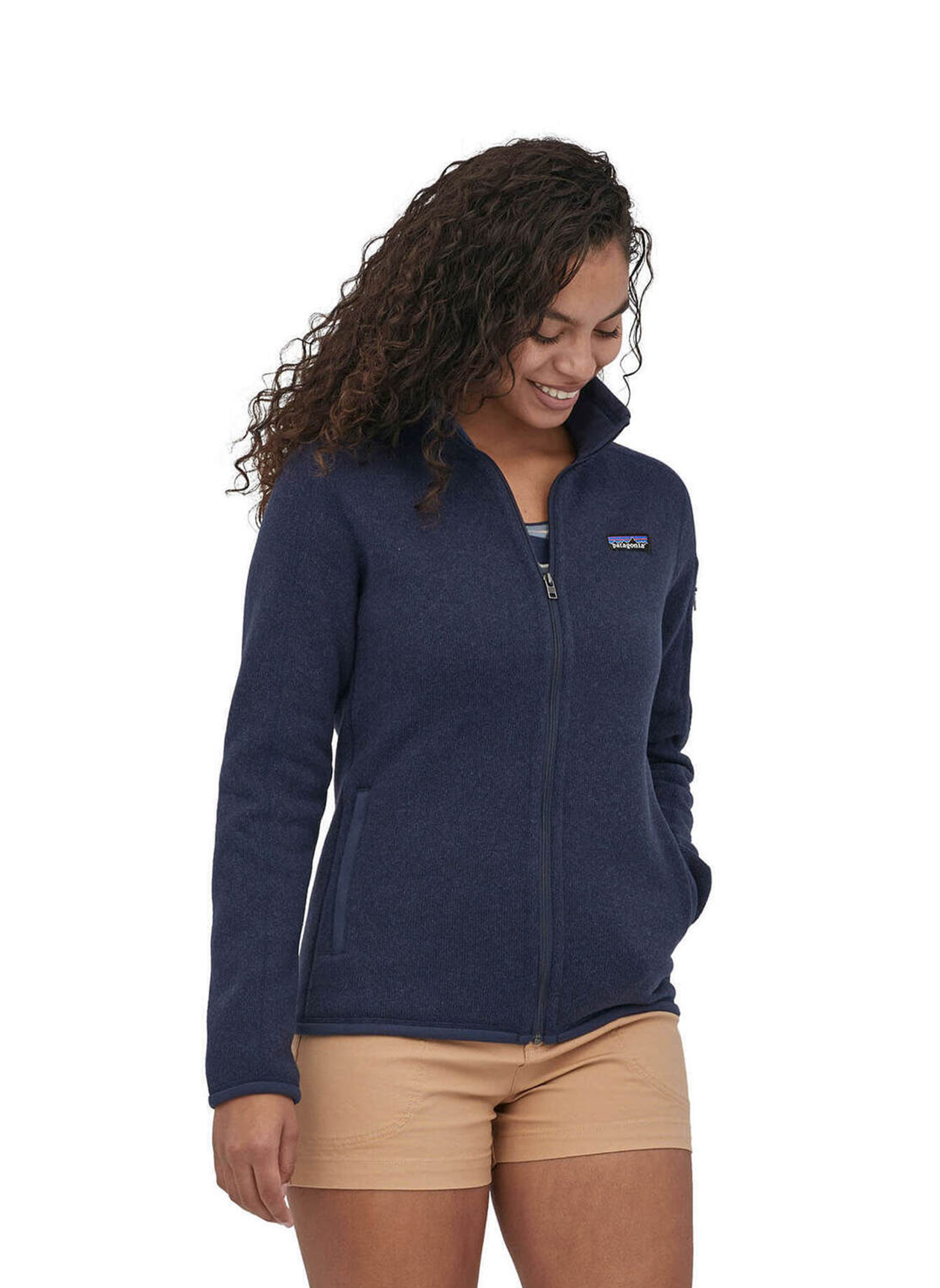 Patagonia Womens Better Sweater Jacket, New Navy [Plus Delta Partners Anniversary Gift Store]