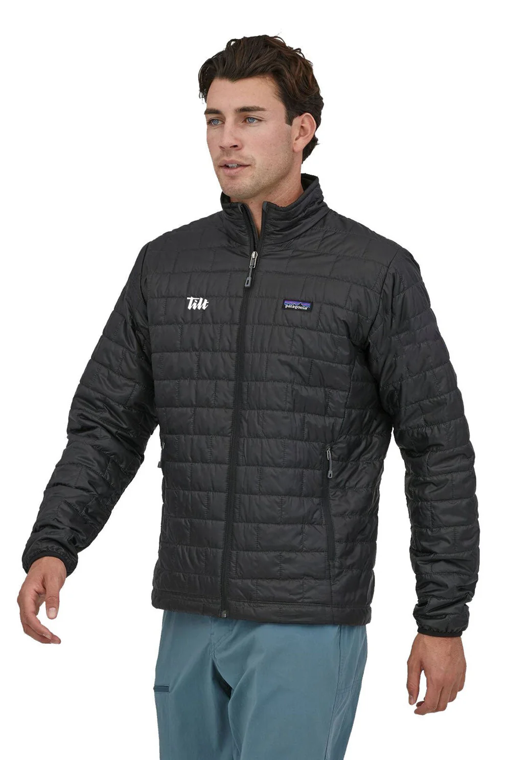 Patagonia Mens Nano Puff Jacket, Black [Tilt]