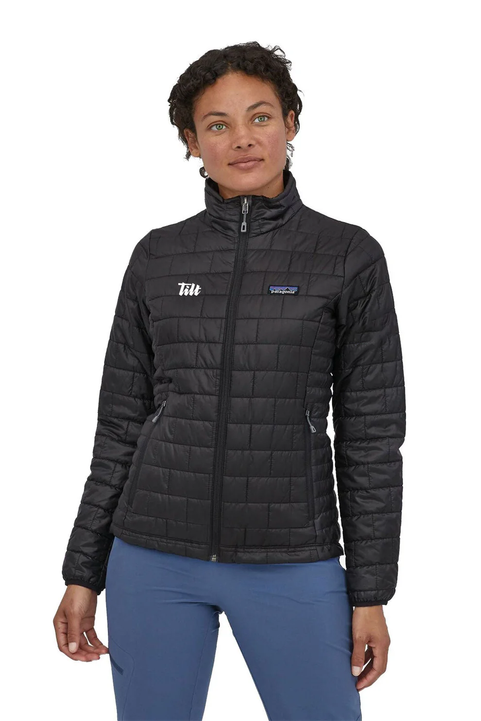 Patagonia Womens Nano Puff Jacket, Black [Tilt]