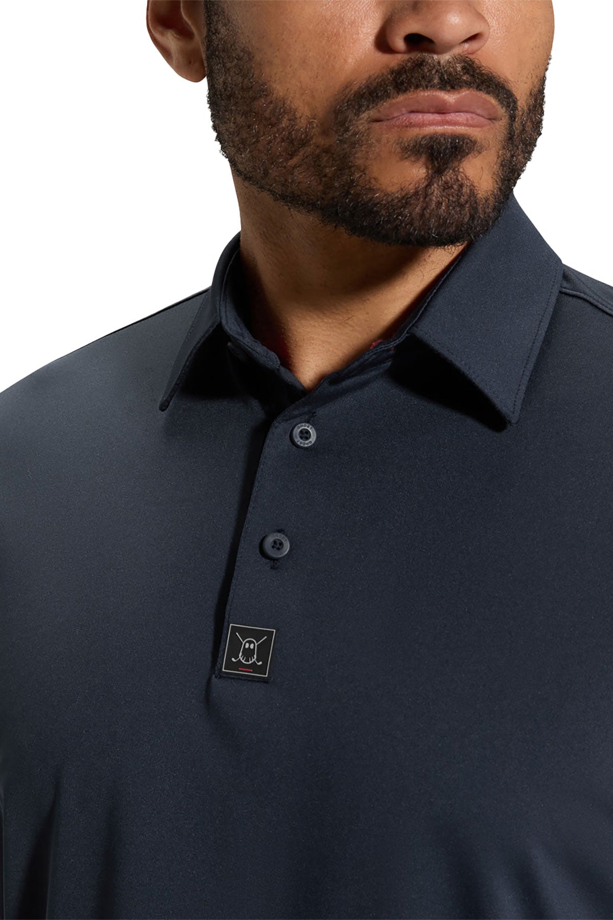 Ghost Golf Performance Custom Polos, Navy [Launch]