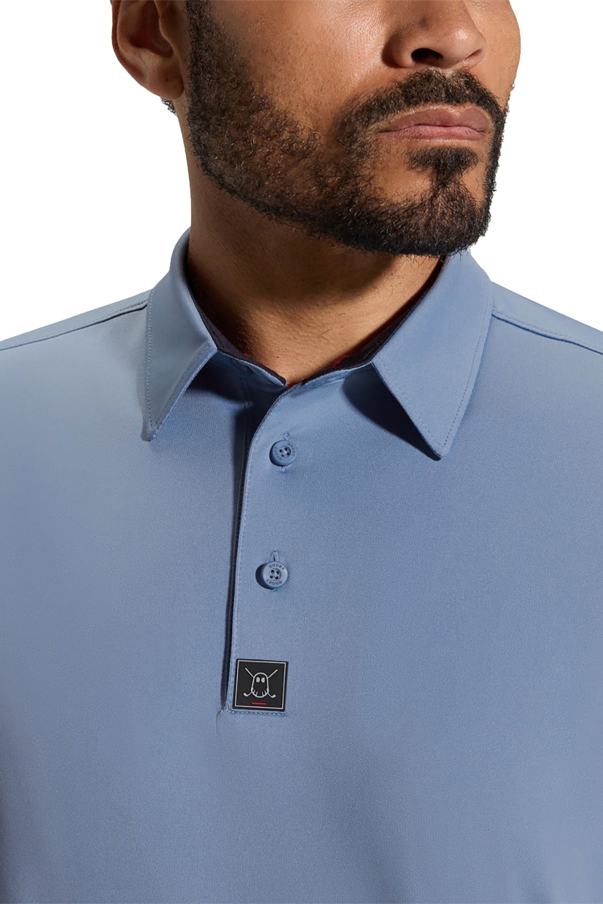 Ghost Golf Performance Custom Polos, Slate [Launch]