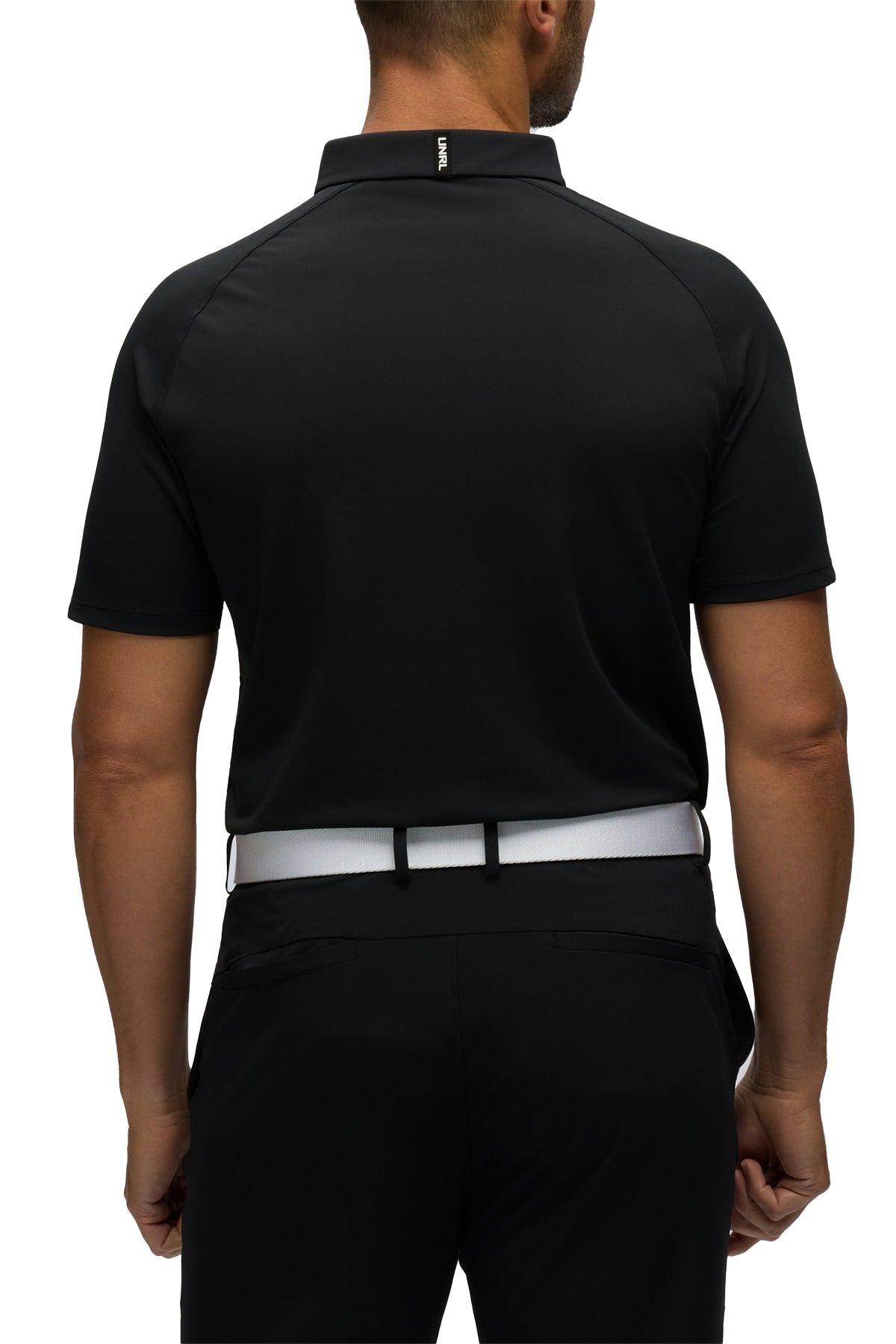 UNRL Pique Pro Custom Polos, Black