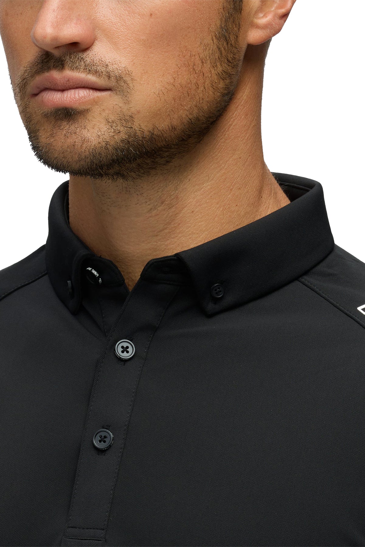 UNRL Pique Pro Custom Polos, Black
