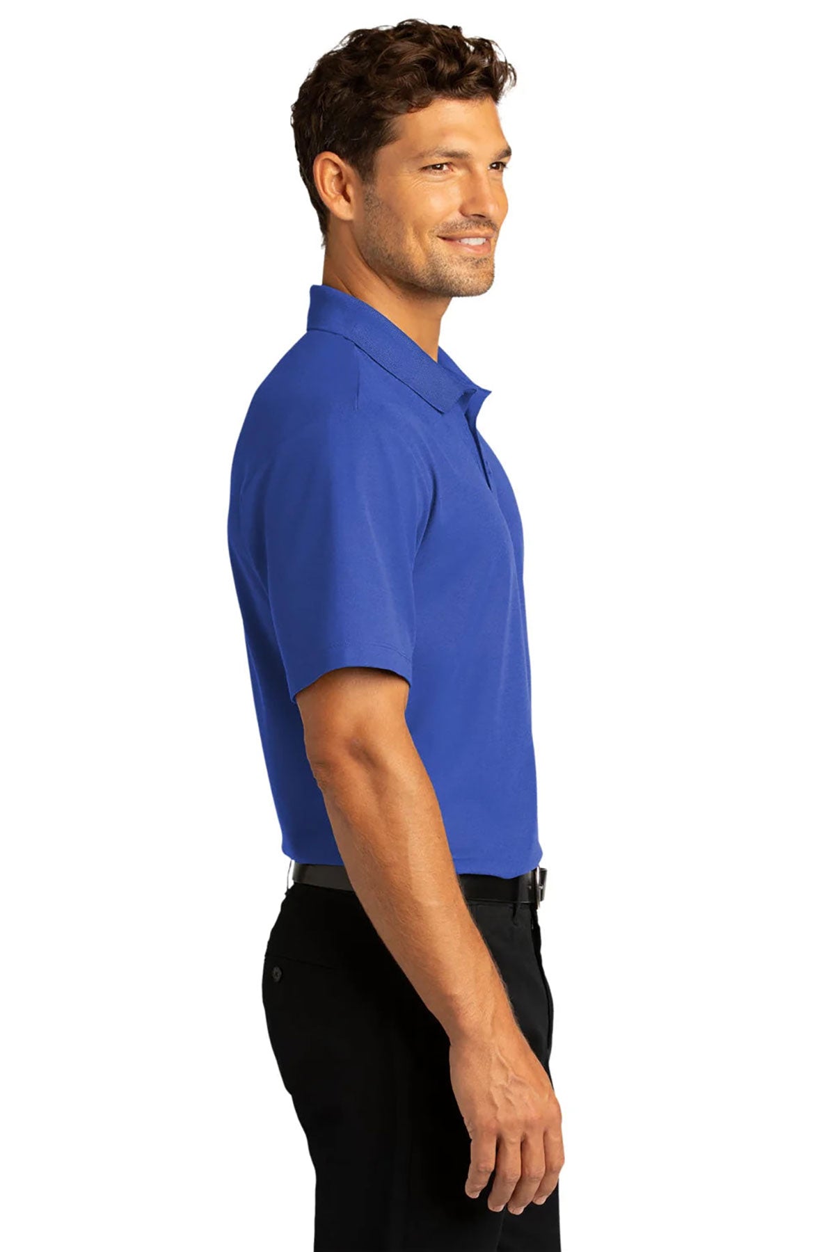 Port Authority SuperPro Polo, True Royal [Via Transportation / Sioux Area Metro]