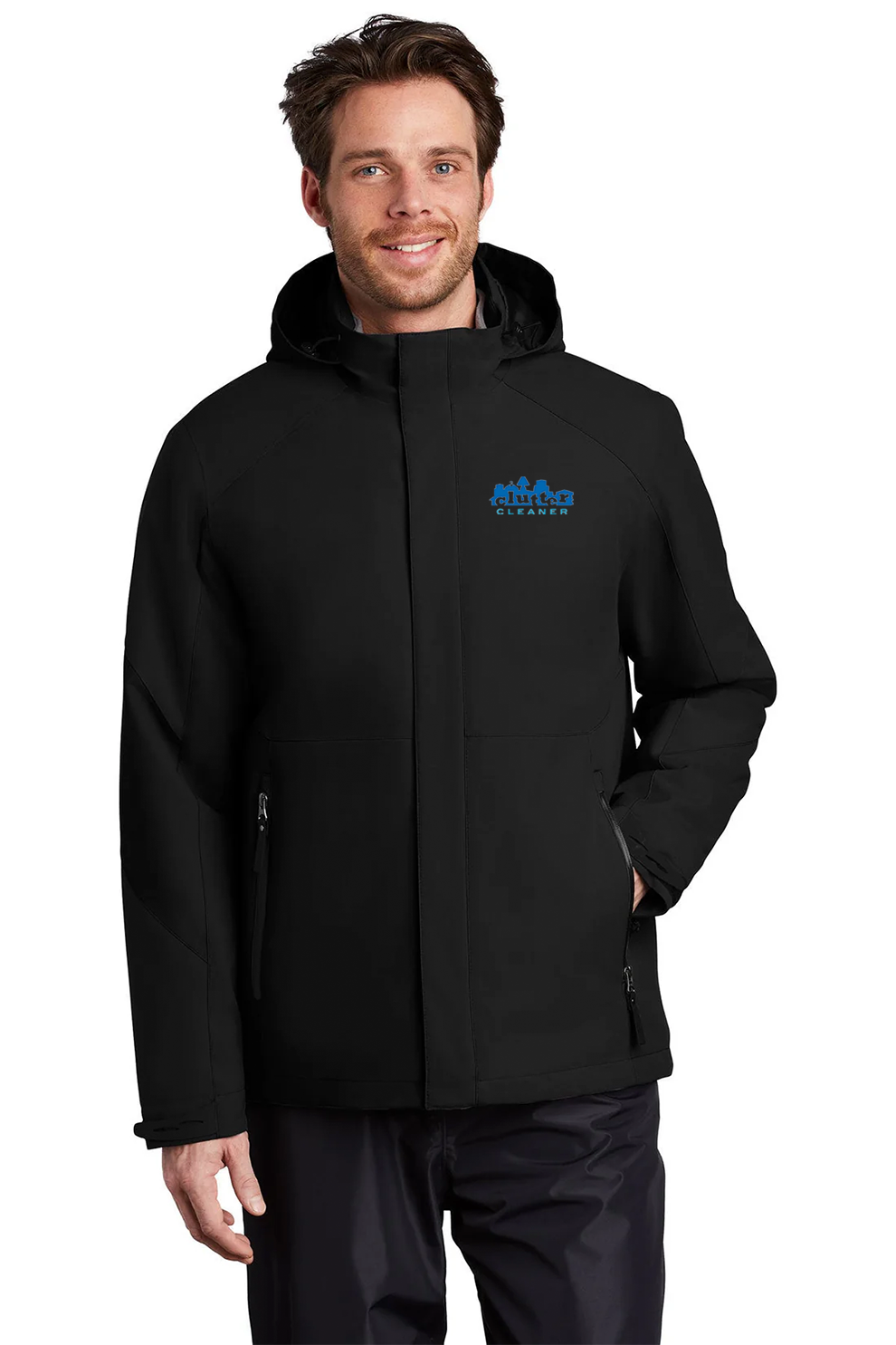 Port Authority Insulated Waterproof Tech Jacket, Deep Black [Transition Franchise Brands]