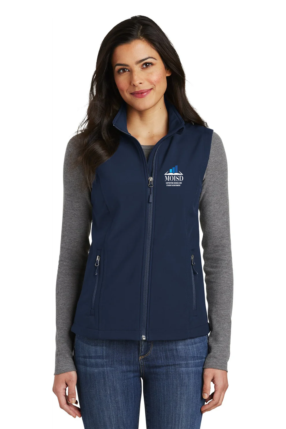 Port Authority Ladies Core Soft Shell Vest, Dress Blue Navy [Mecosta-Osceola ISD]