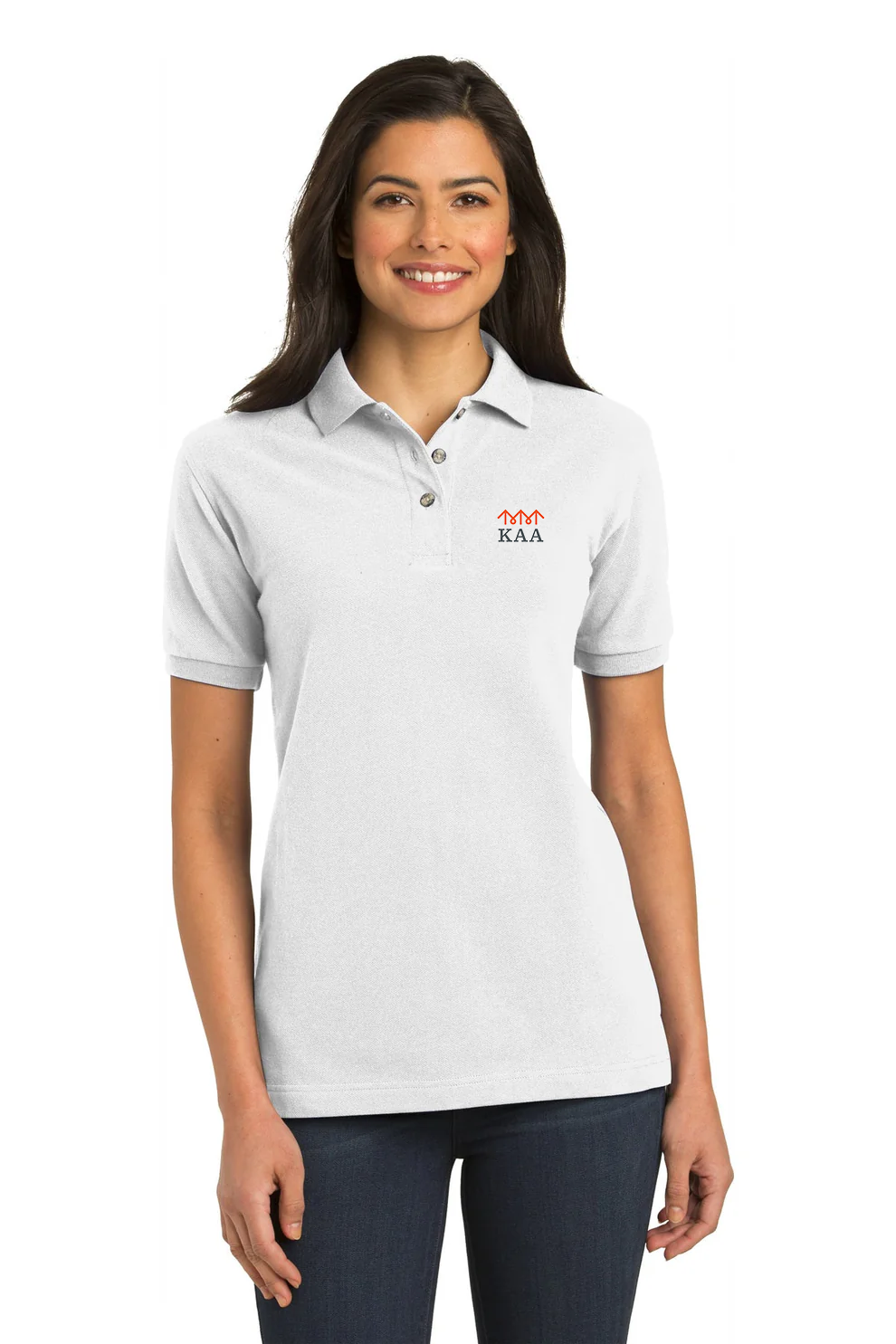 Port Authority Ladies Heavyweight Cotton Pique Polo, White [Ken Anderson Alliance]