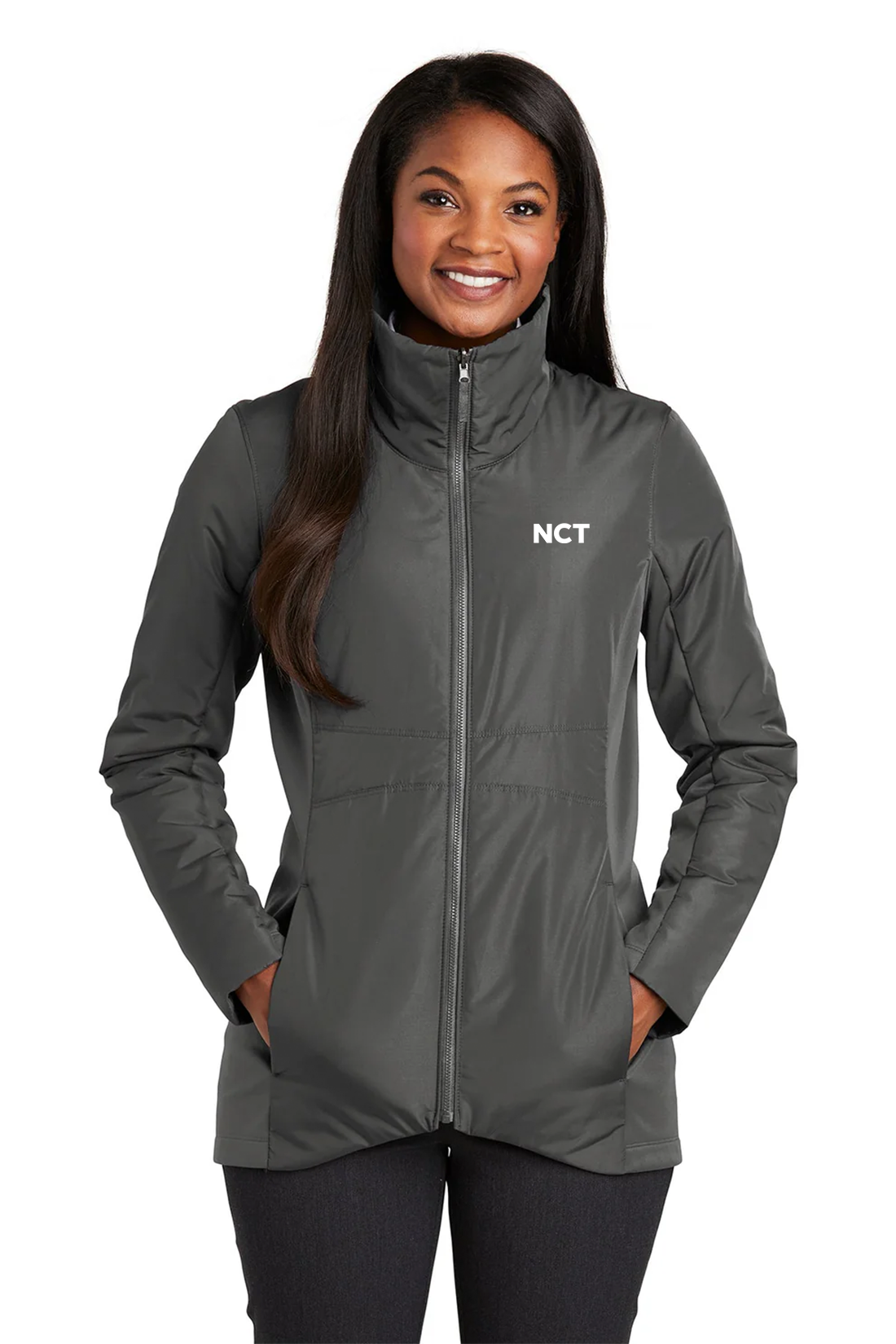Port Authority Ladies Insulated Jacket, Graphite [NCT]