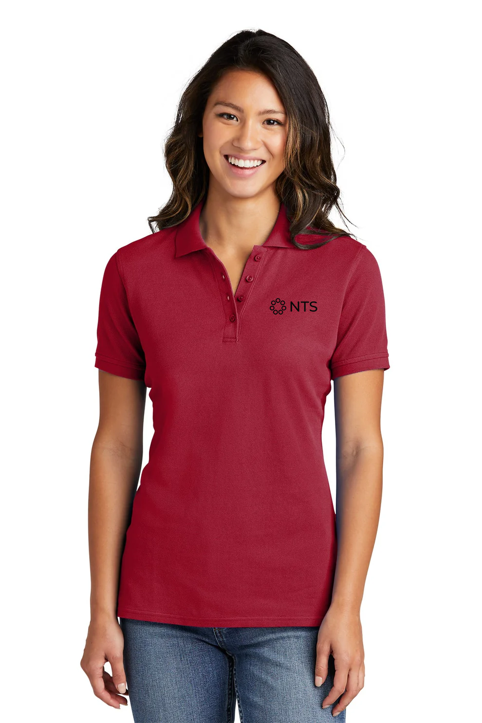 Port & Company Ladies Ring Spun Polo, Red [NexTech Solutions]