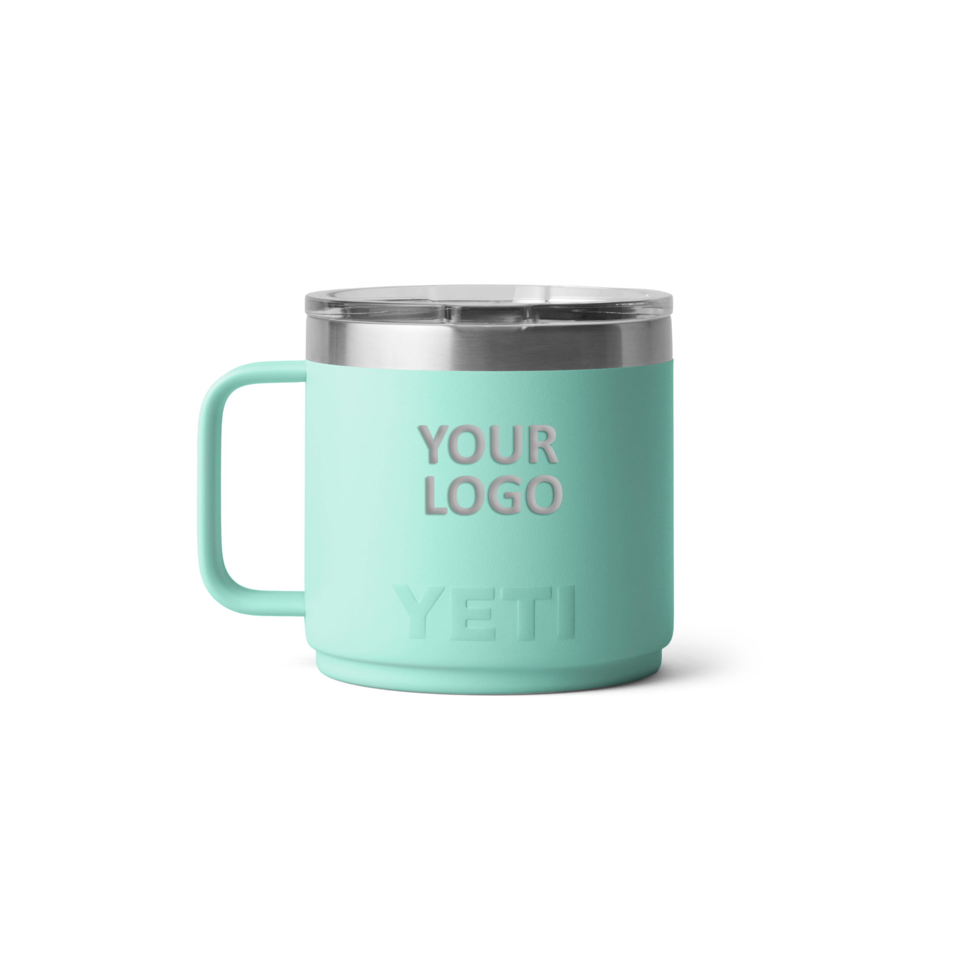 YETI Custom 14 oz Mugs with Magslider Lid, Seafoam