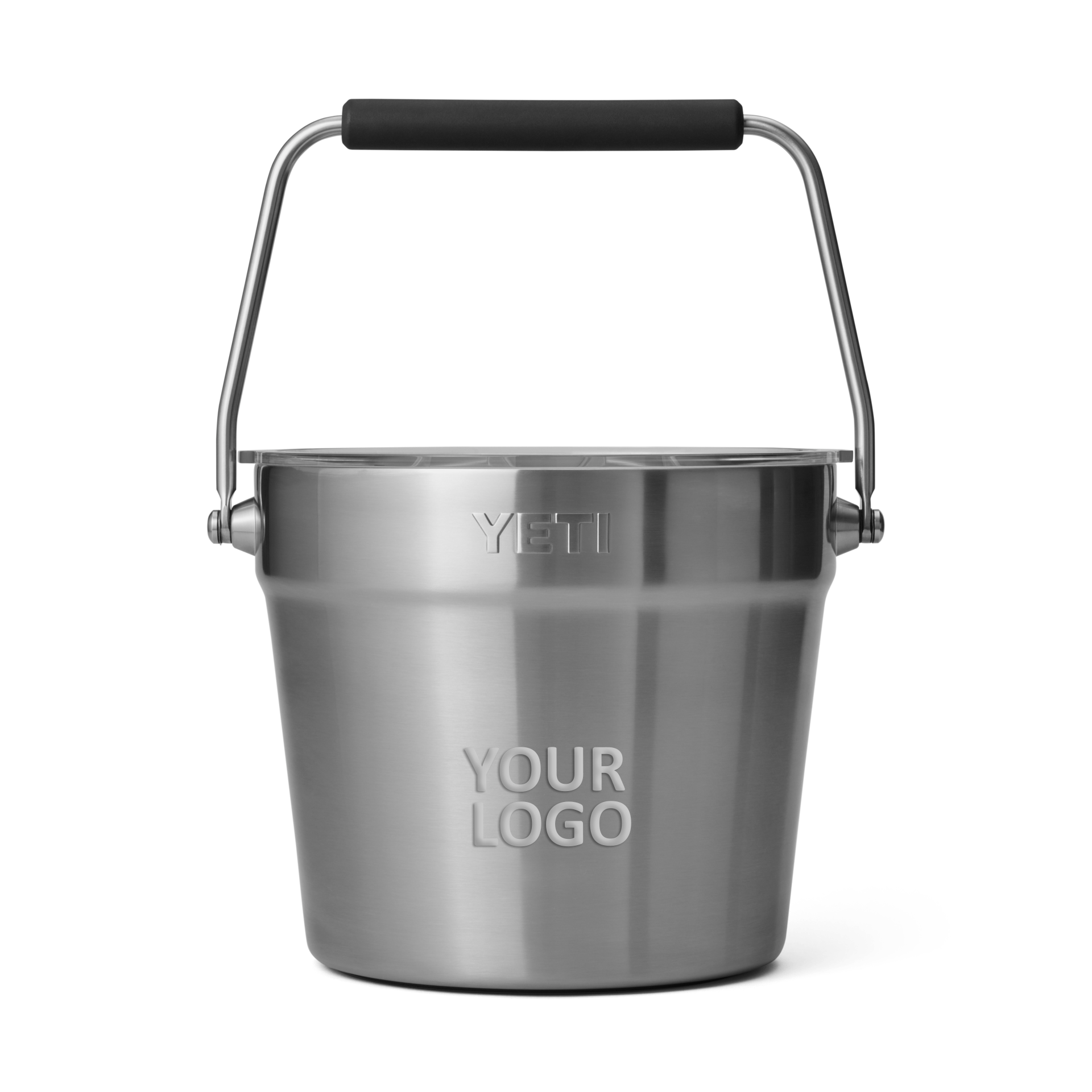 Yeti Rambler Custom Beverage Buckets With Lid, Stainless [Solar Pile Driver]