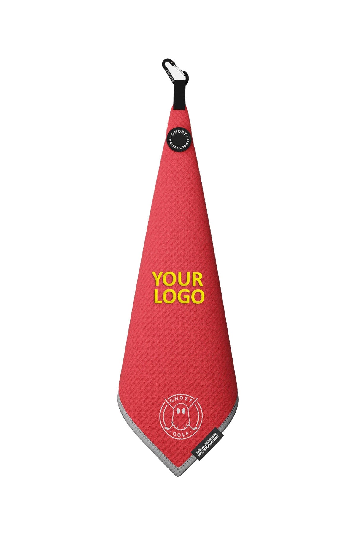 Custom Golf Towel Ghost Greenside Red