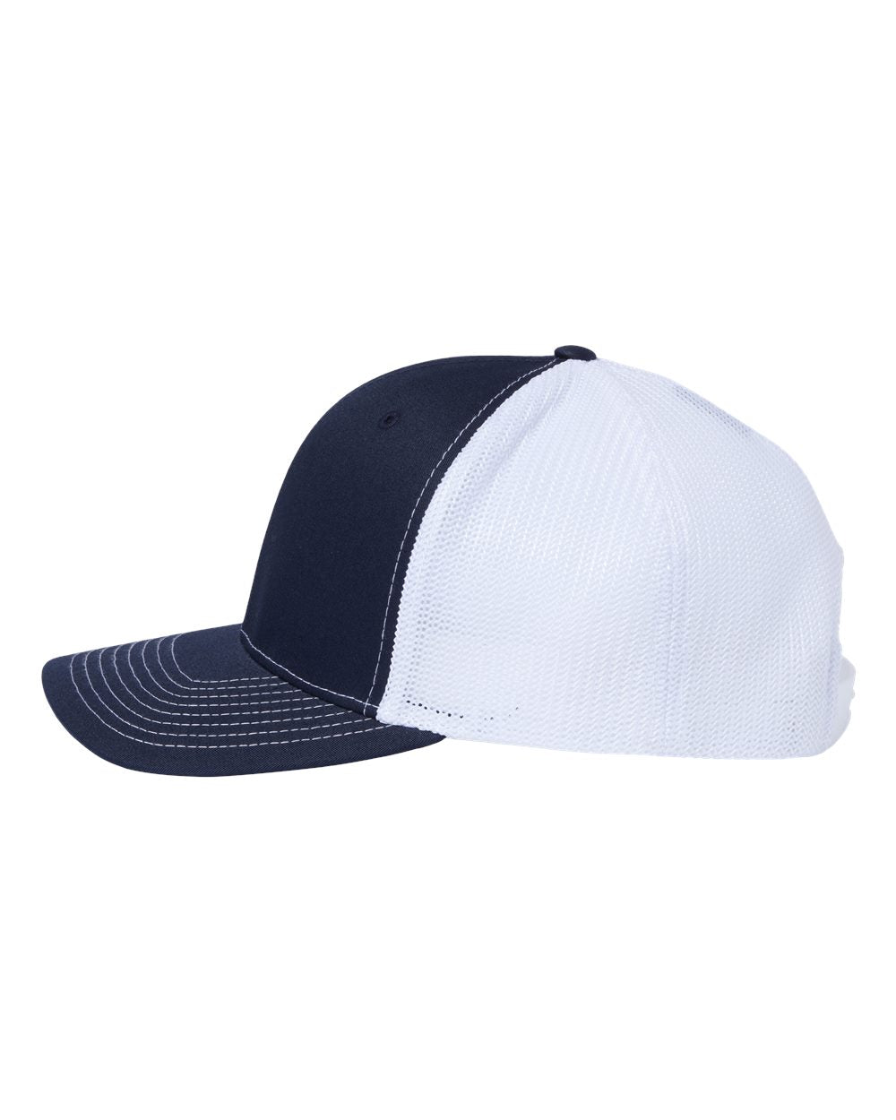 Richardson Flex Adjustable Custom Trucker Caps, Navy/ White [Ascend Vision Partners]