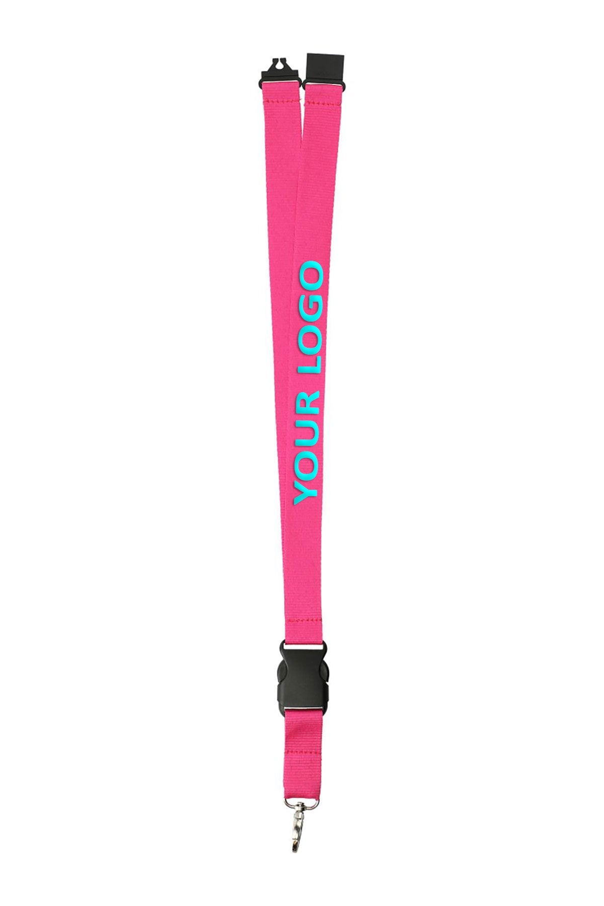Hang In There Custom Lanyards, Pink