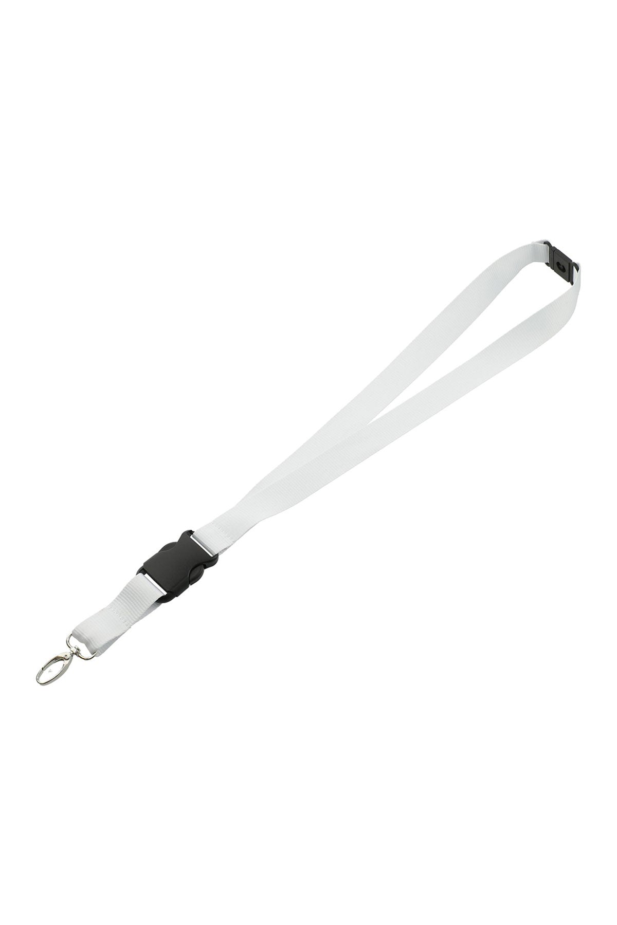 Hang In There Custom Lanyards, White
