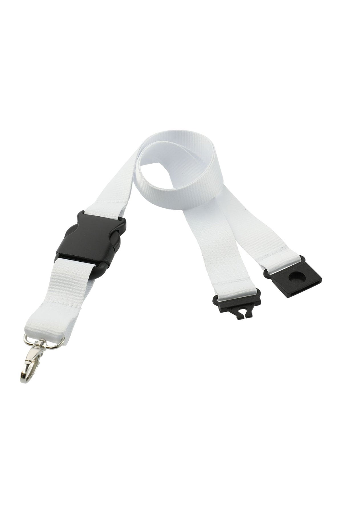 Hang In There Custom Lanyards, White