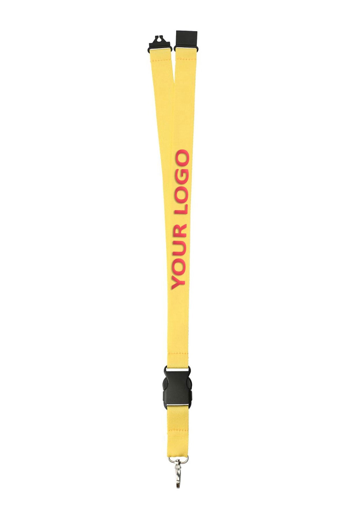 Hang In There Custom Lanyards, Yellow