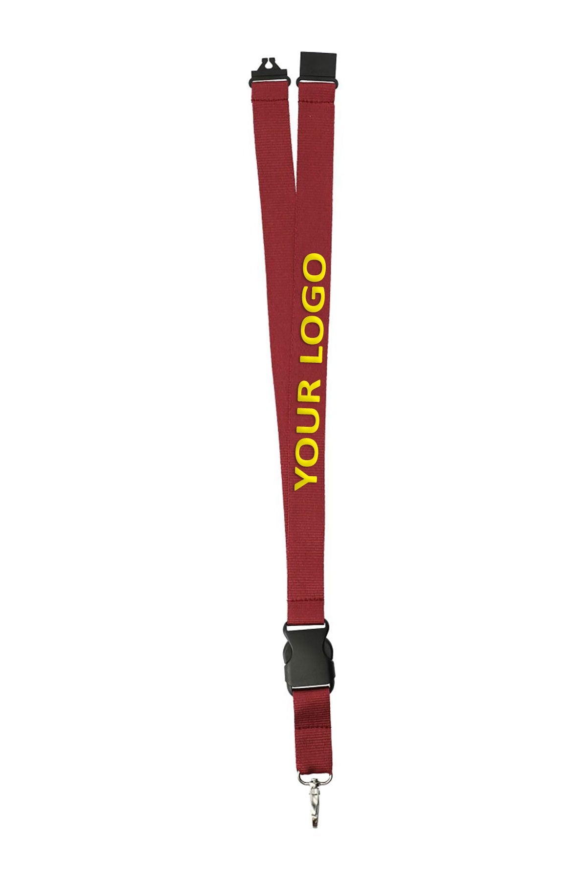 Hang In There Custom Lanyards, Burgundy