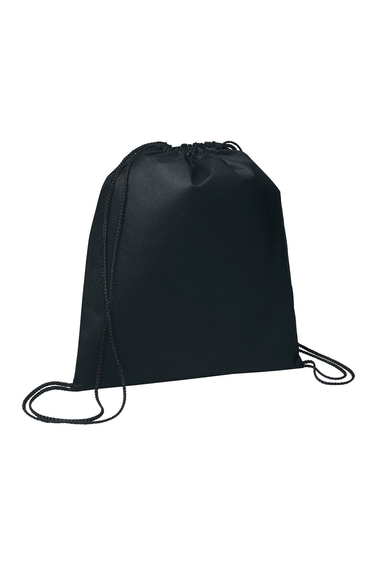 Evergreen Non-Woven Custom Drawstring Bags, Black [Olive Crest]
