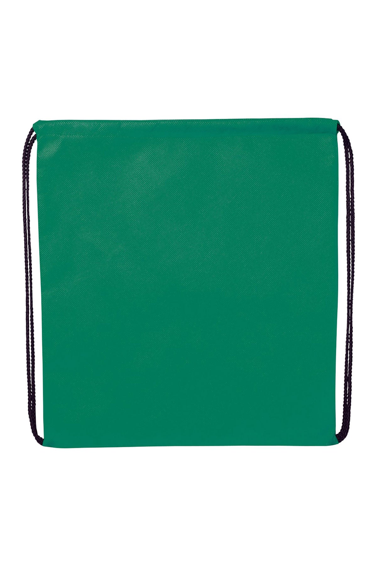 Evergreen Non-Woven Custom Drawstring Bags, Green