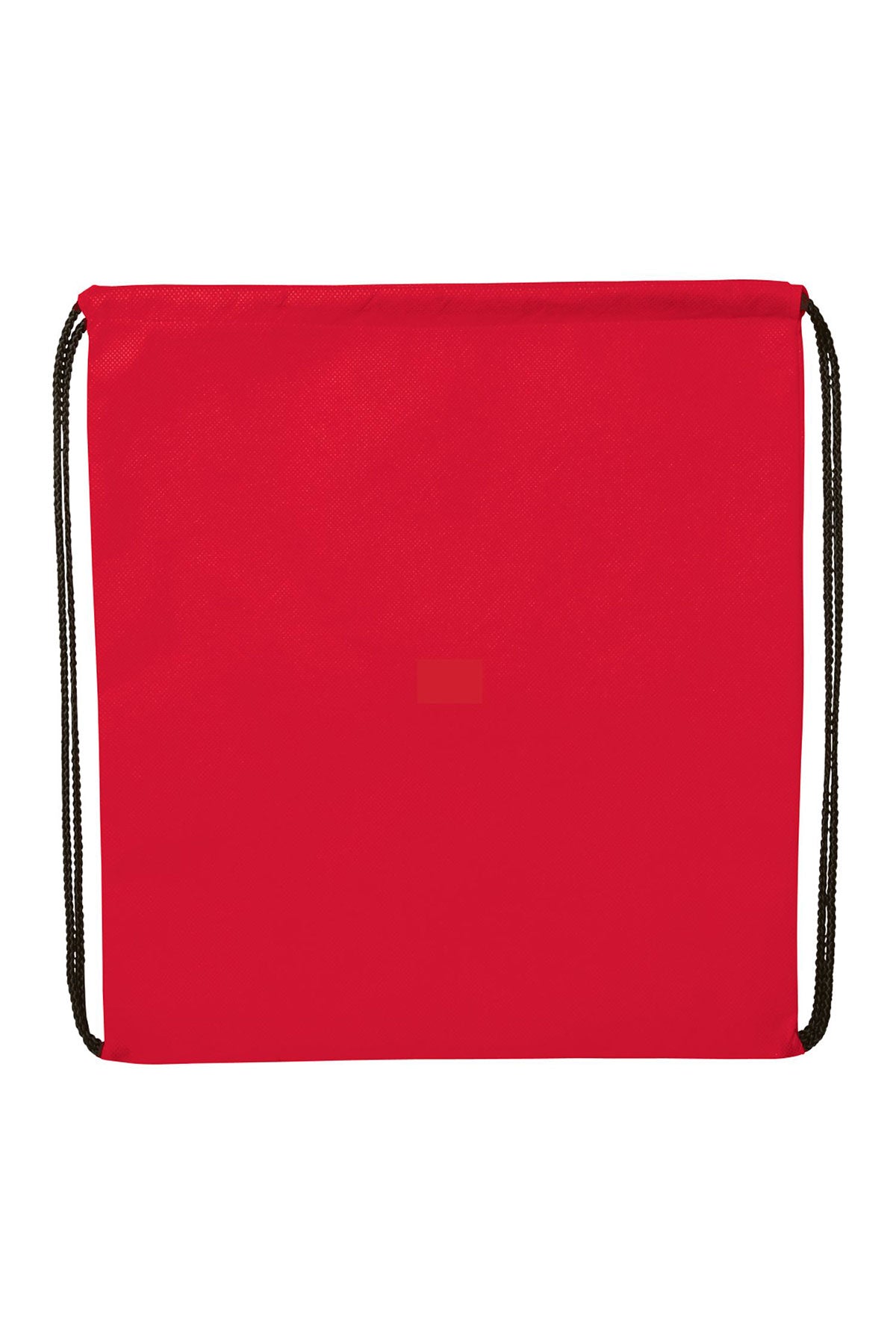 Evergreen Non-Woven Custom Drawstring Bags, Red