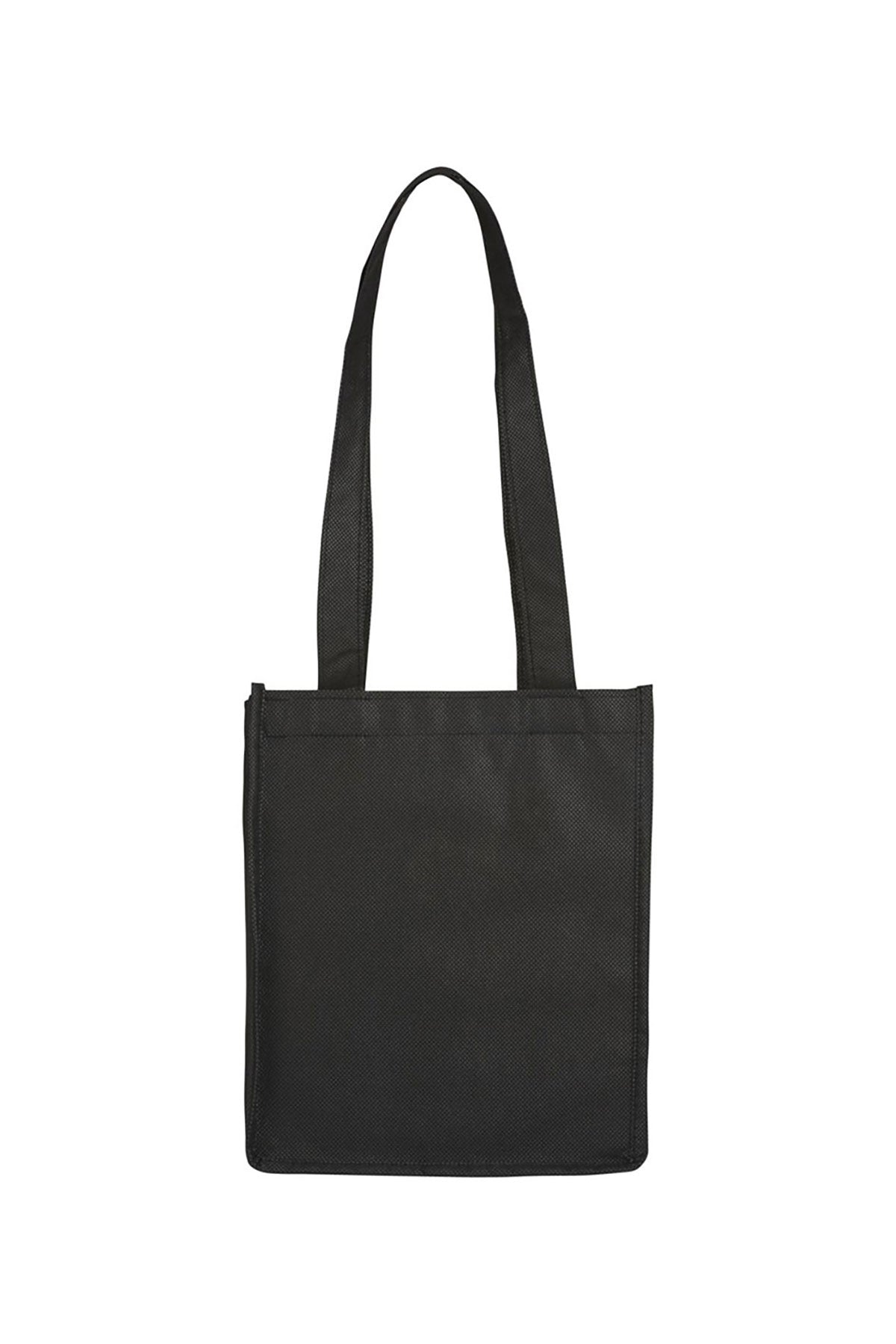 Mini Elm Non-Woven Custom Totes, Black