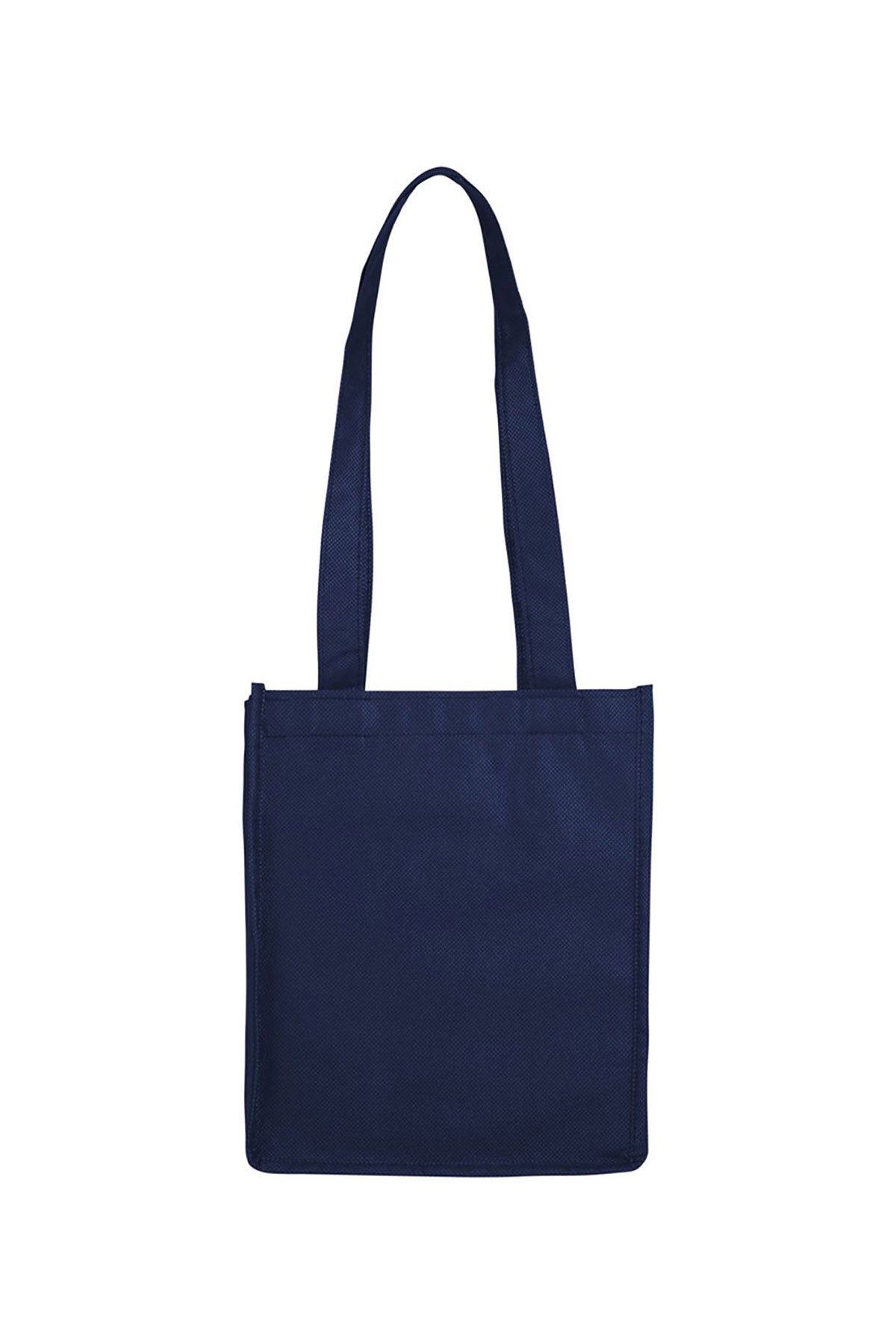 Mini Elm Non-Woven Custom Totes, Navy Blue