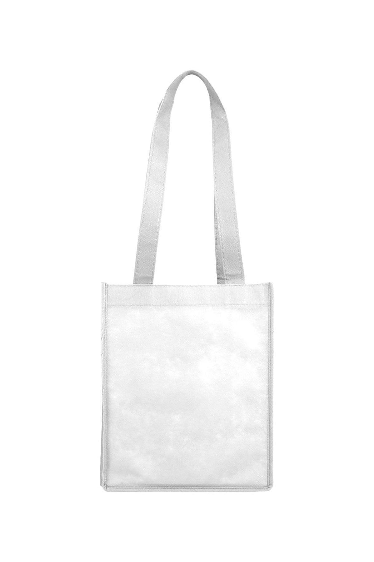 Mini Elm Non-Woven Custom Totes, White