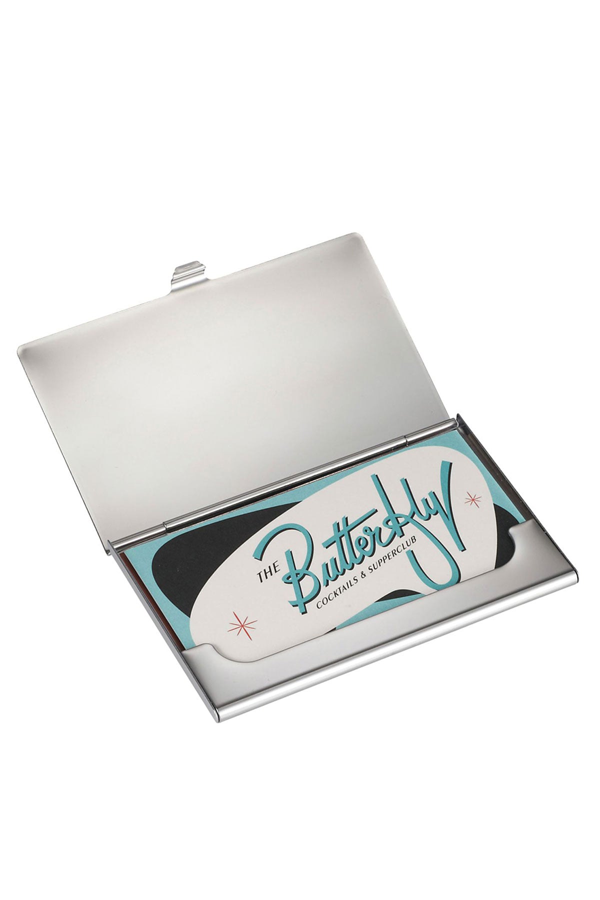 Traverse Business Custom Card Holders, Silver