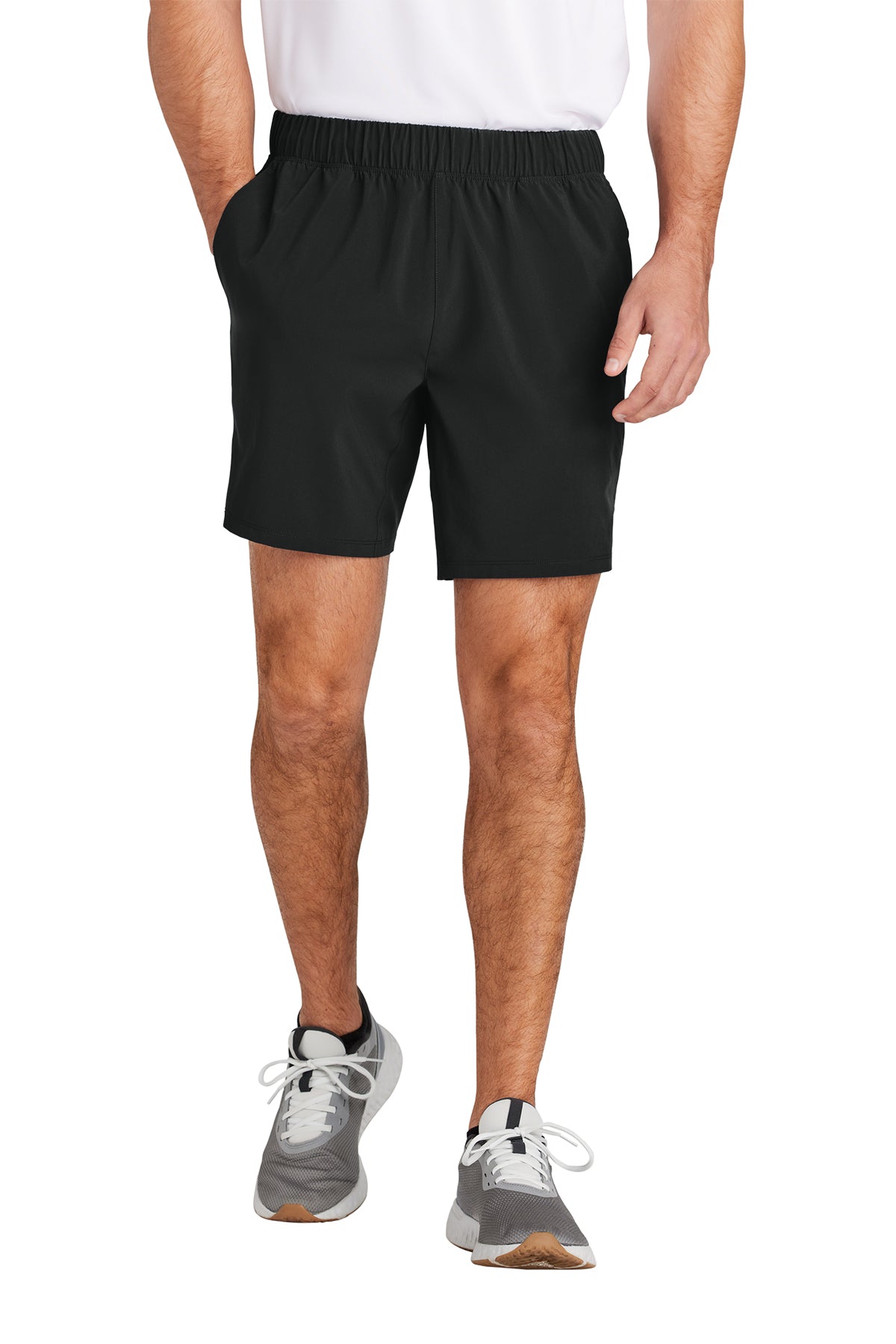 Sport-Tek Custom Repeat 7” Shorts, Black