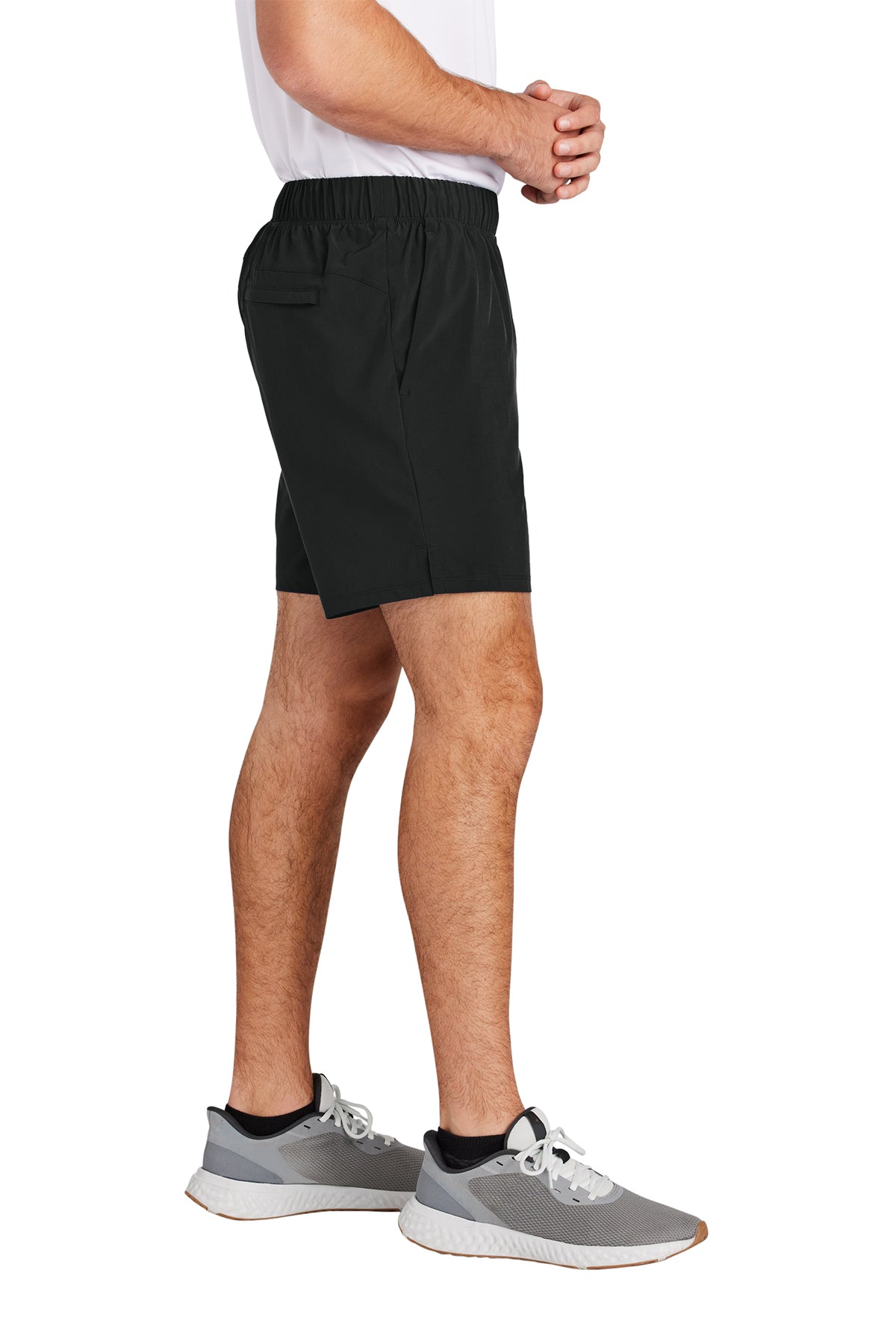 Sport-Tek Custom Repeat 7” Shorts, Black