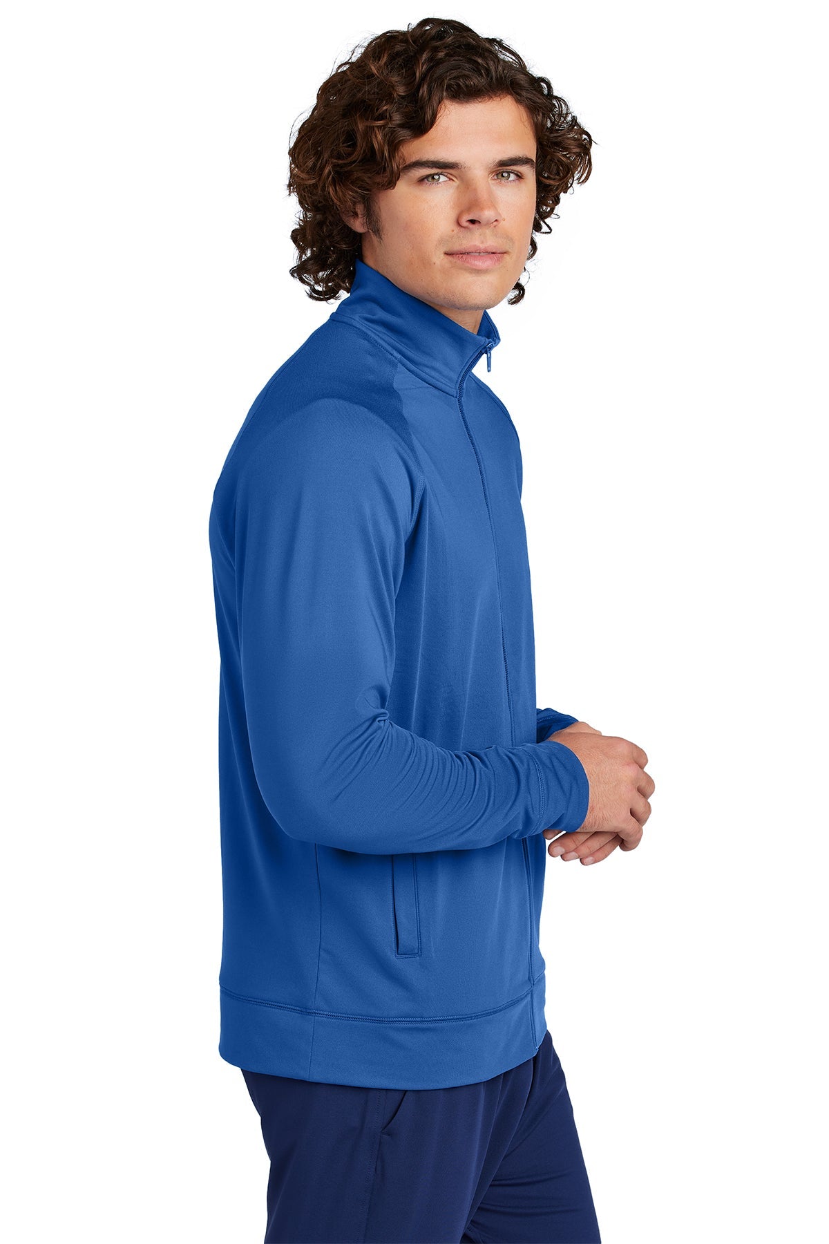 Sport-Tek Custom Sport-Wick Stretch Cadet Jackets, True Royal