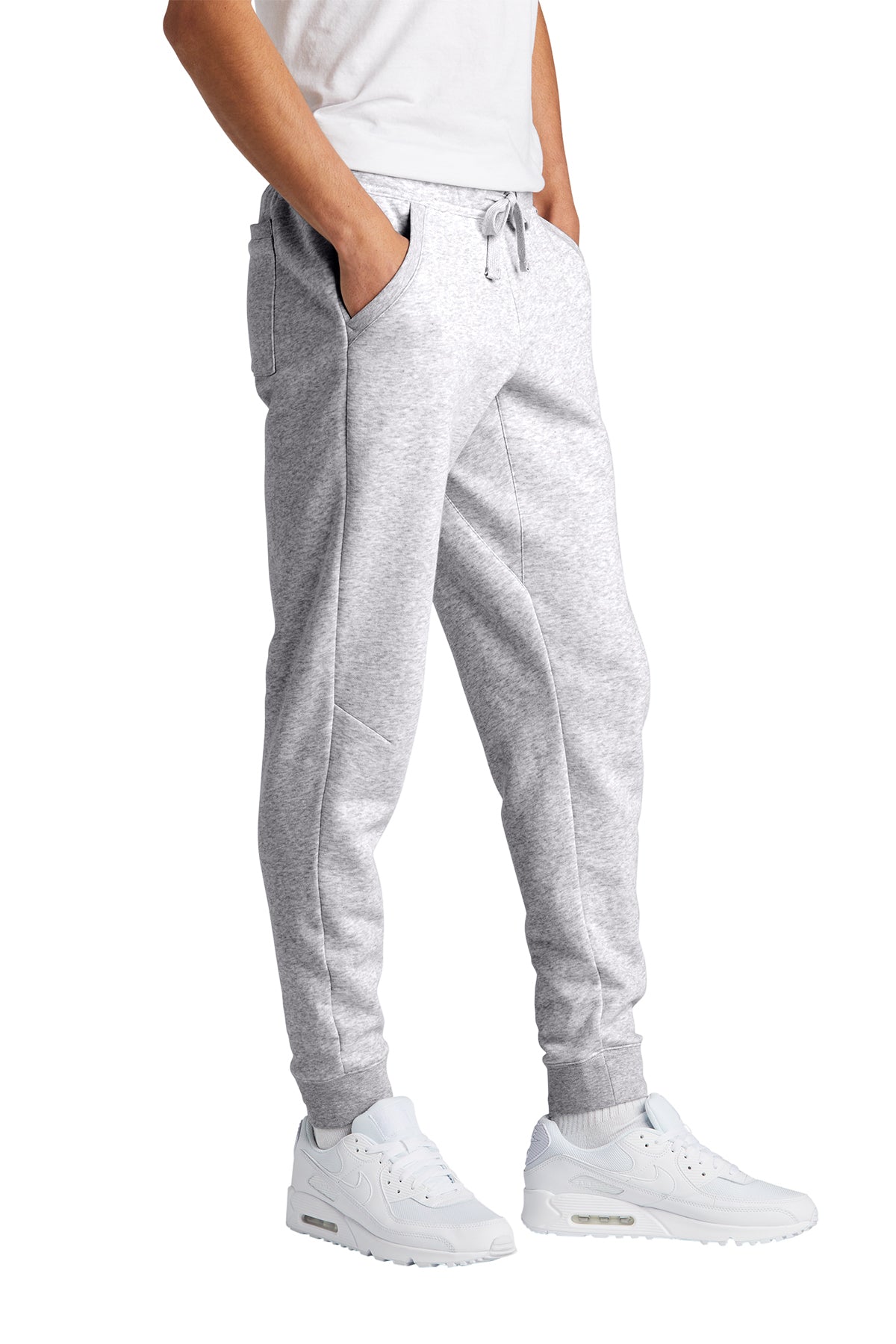 Sport-Tek Drive Custom Fleece Jogger, Athletic Heather