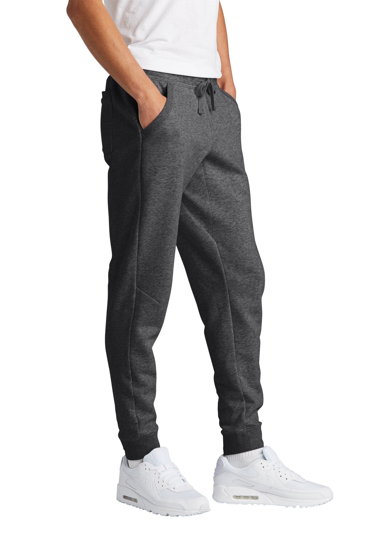 Sport-Tek Drive Custom Fleece Jogger, Graphite Heather