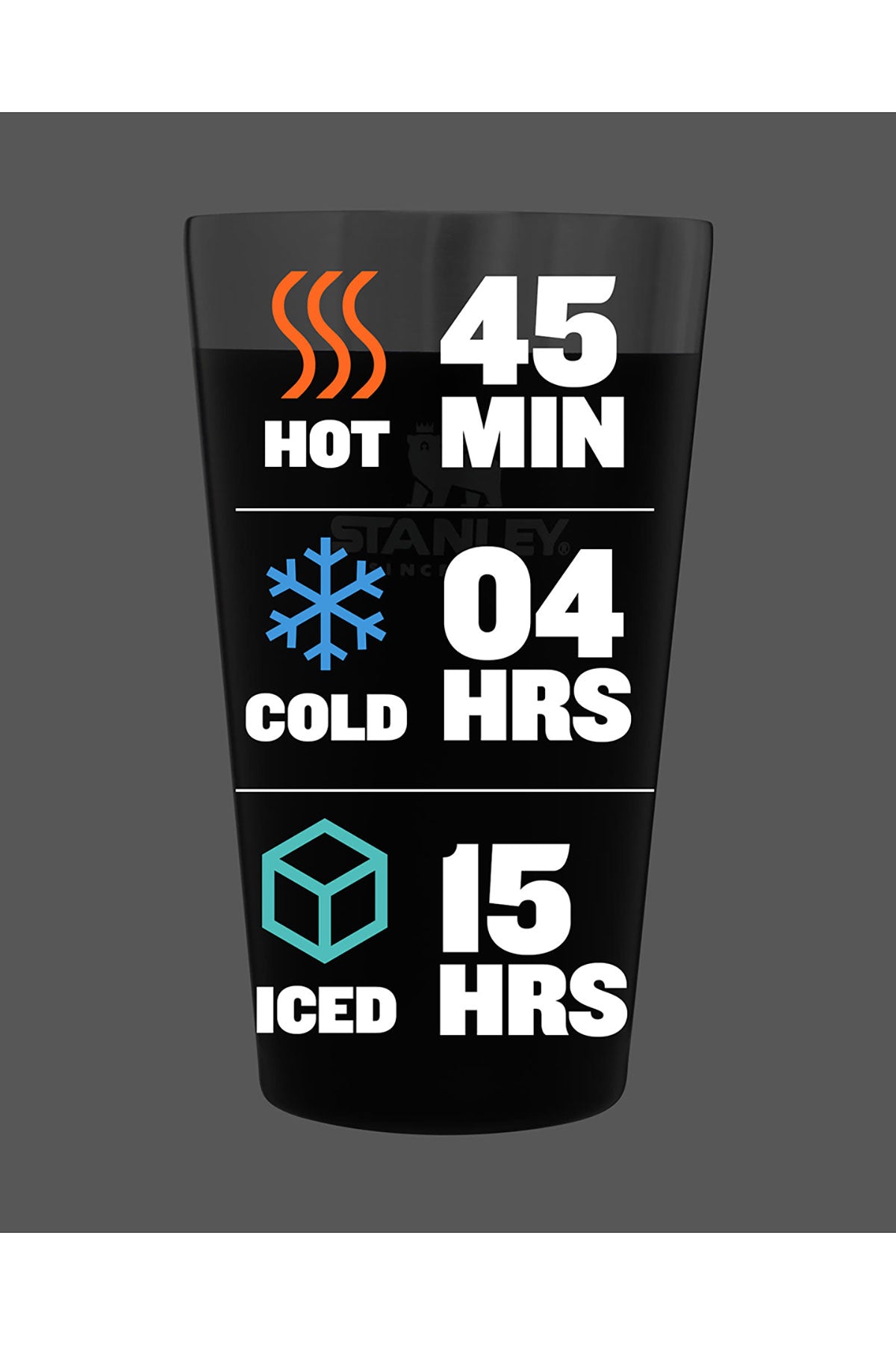 Stanley Stay-Chill Custom Stacking Pint 16oz, Black