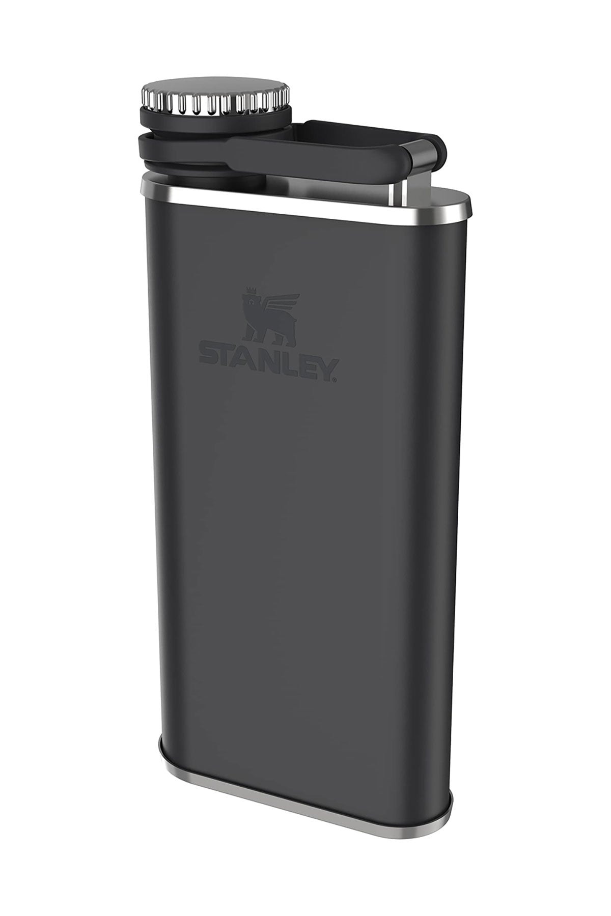 Stanley Easy Fill Wide Mouth Custom Flask 8 oz, Black