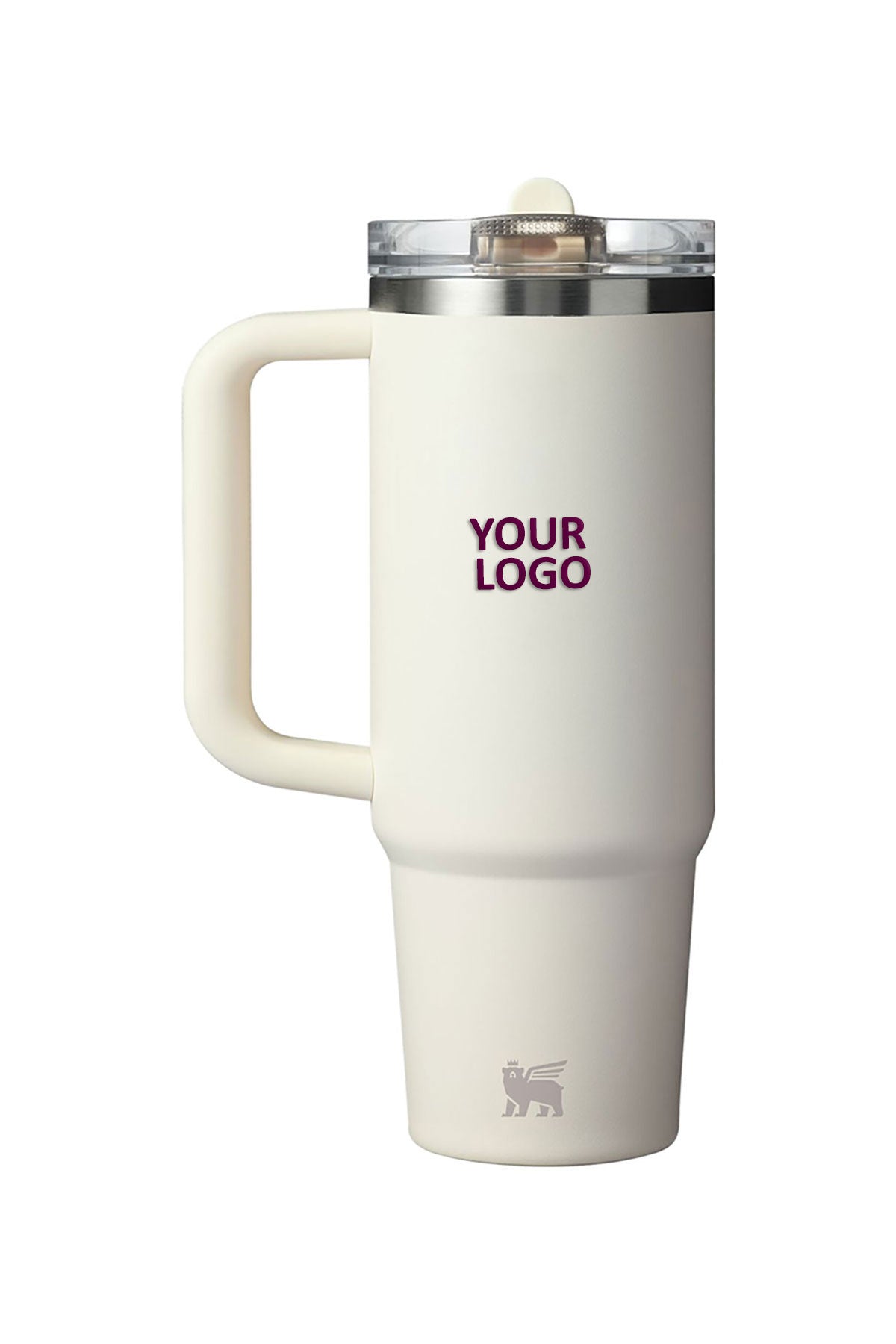 Stanley Quencher ProTour Flip Straw Custom Tumblers 30 oz, Cream